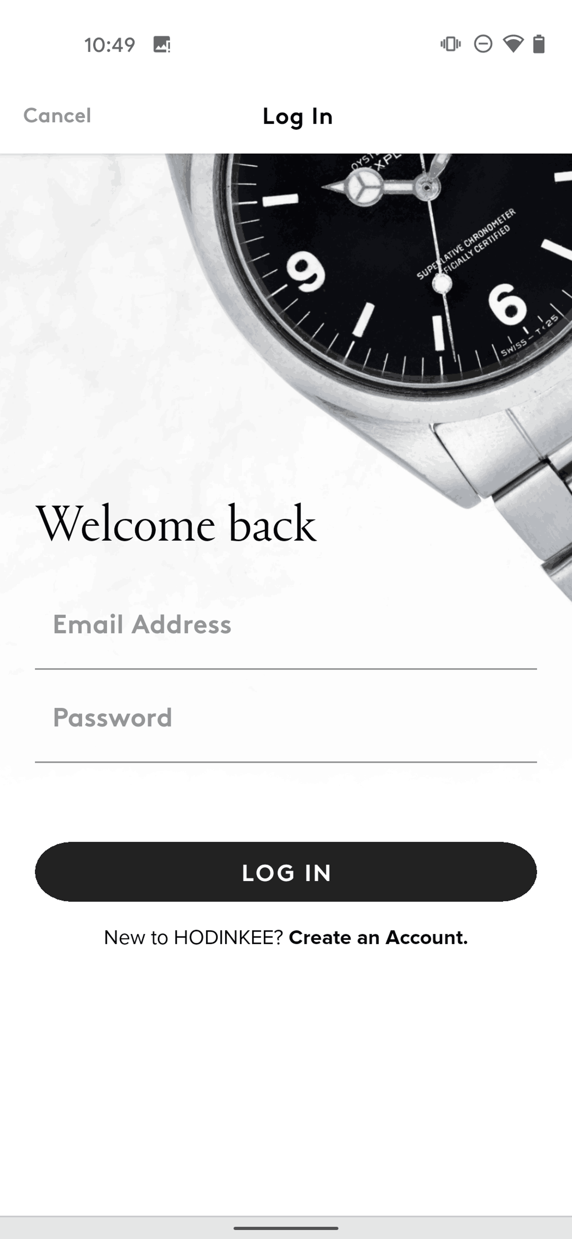 HODINKEE Android Lifestyle interface screenshot 10