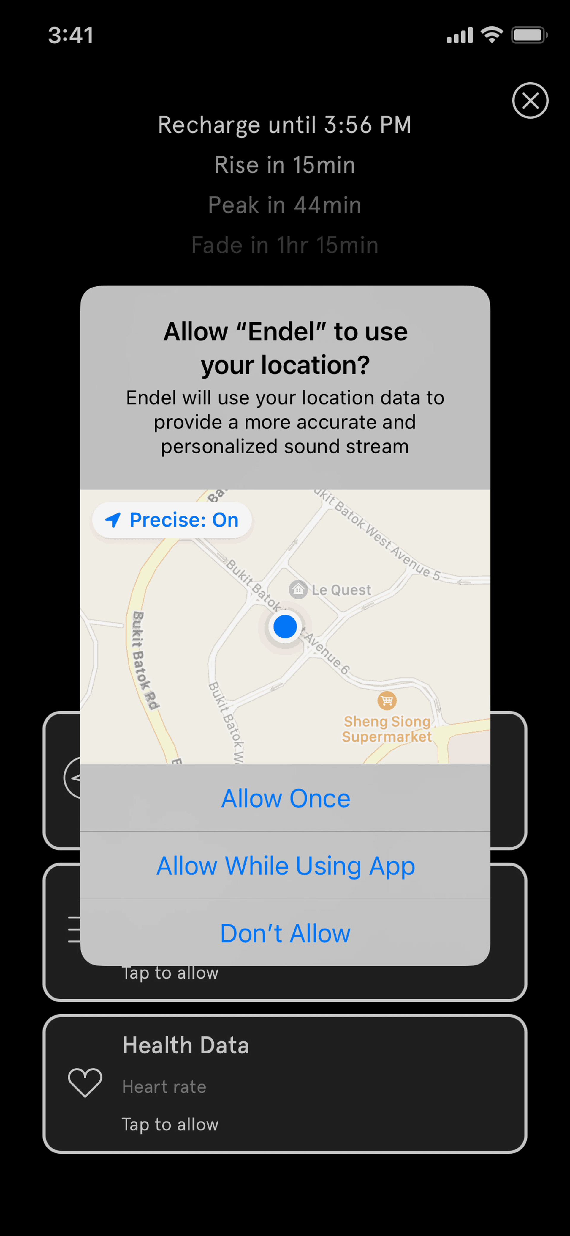 Endel iOS Health & Fitness interface screenshot 18