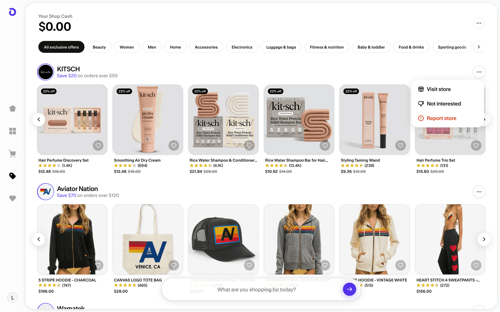 Shop Web AI interface screenshot 6