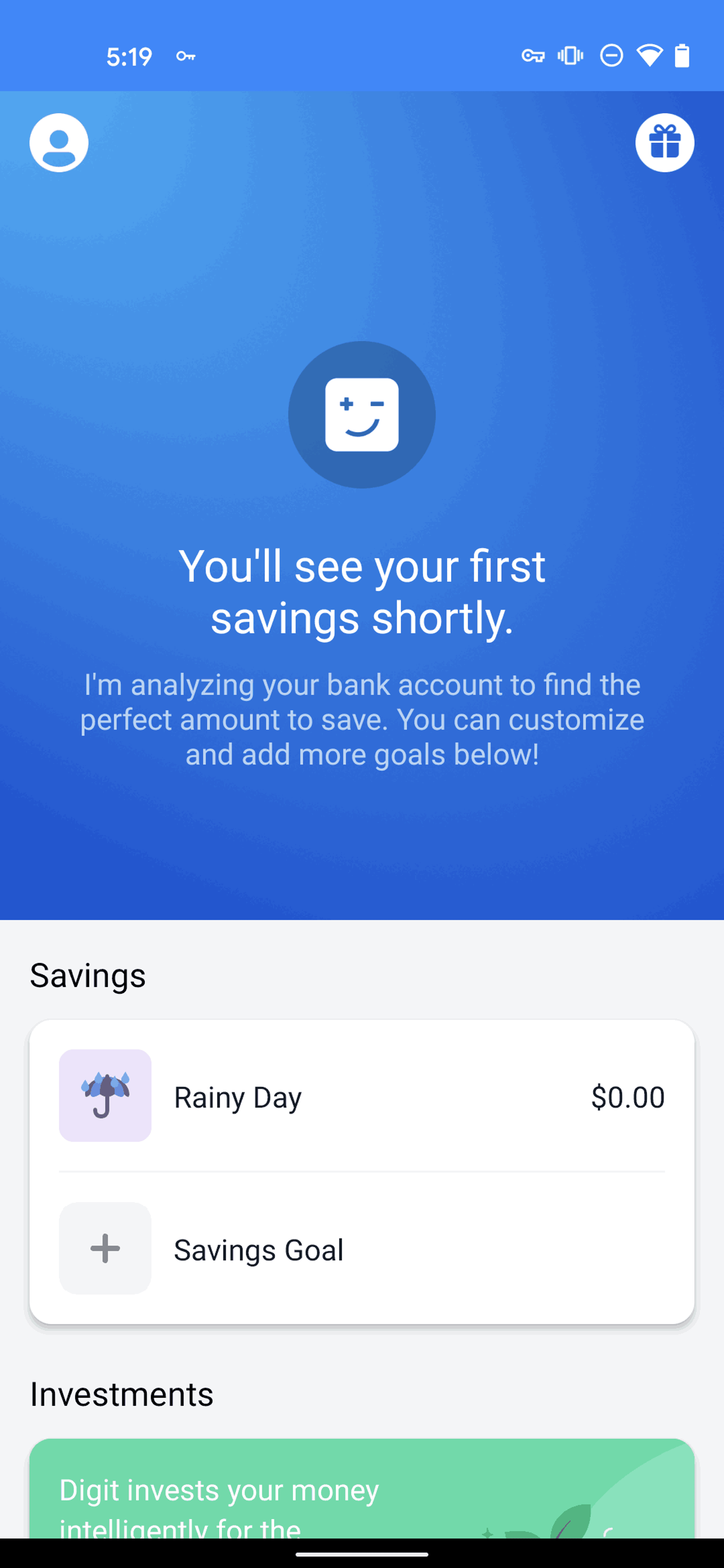 Digit Android Finance interface screenshot 19