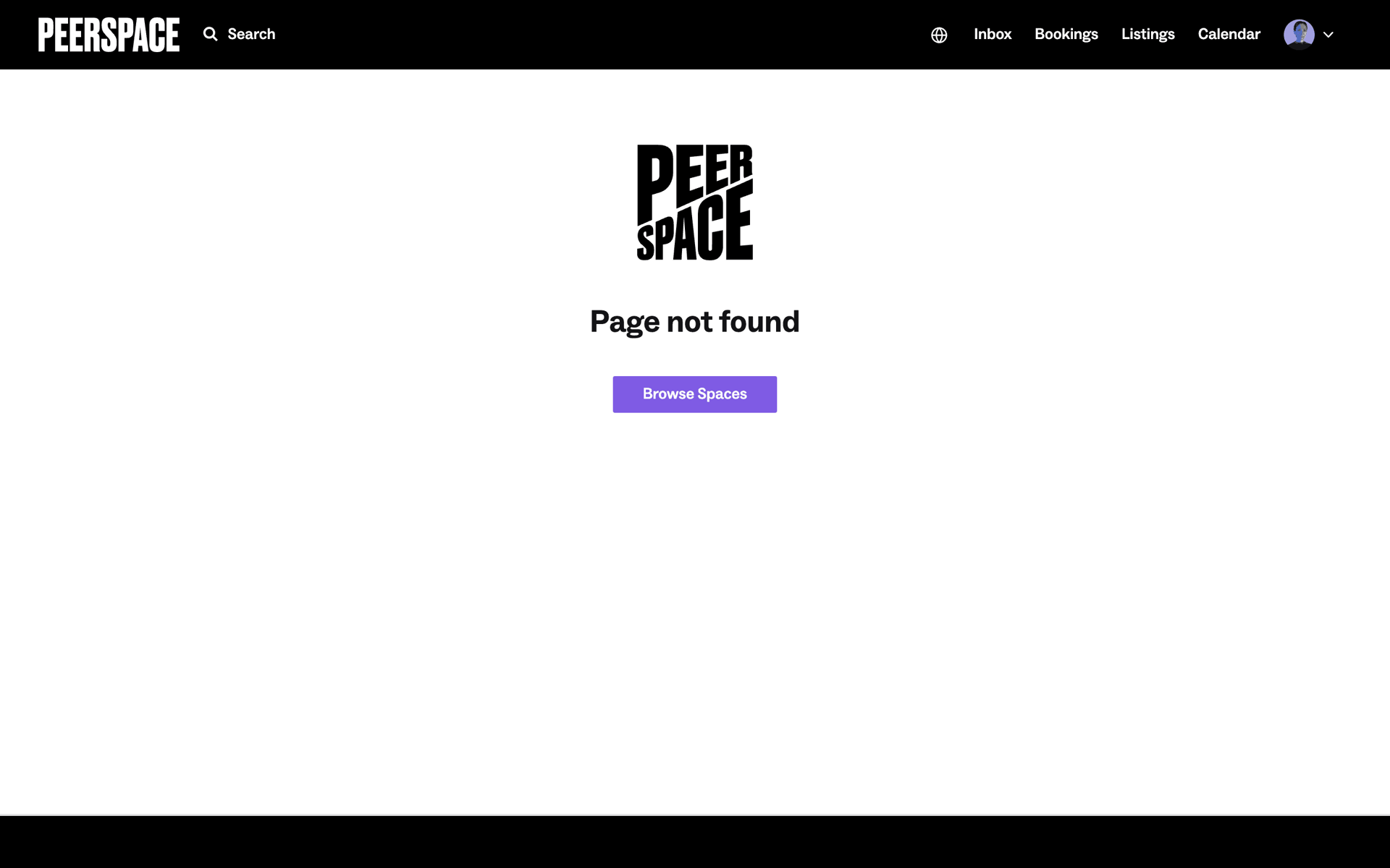 Peerspace Web Lifestyle interface screenshot 3
