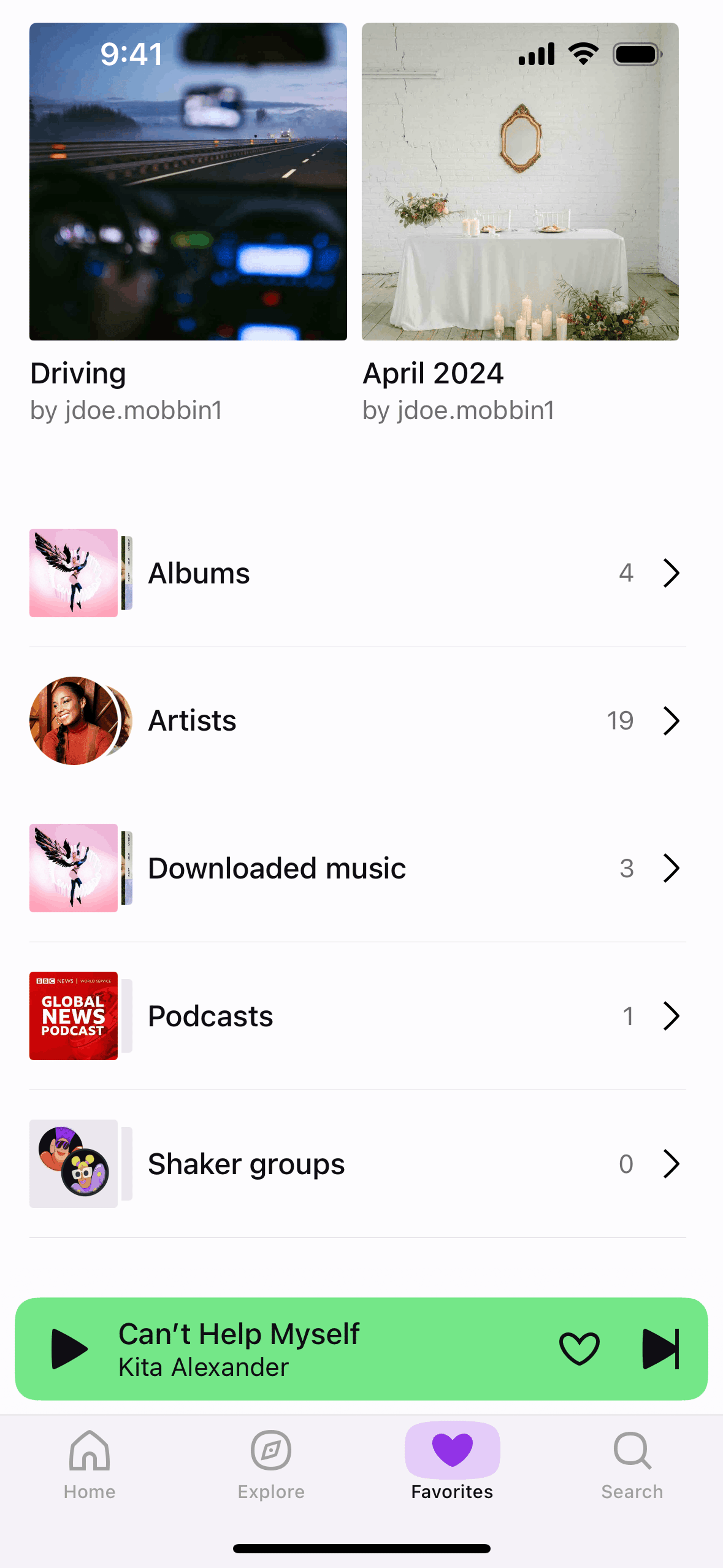 Deezer iOS Entertainment interface screenshot 9
