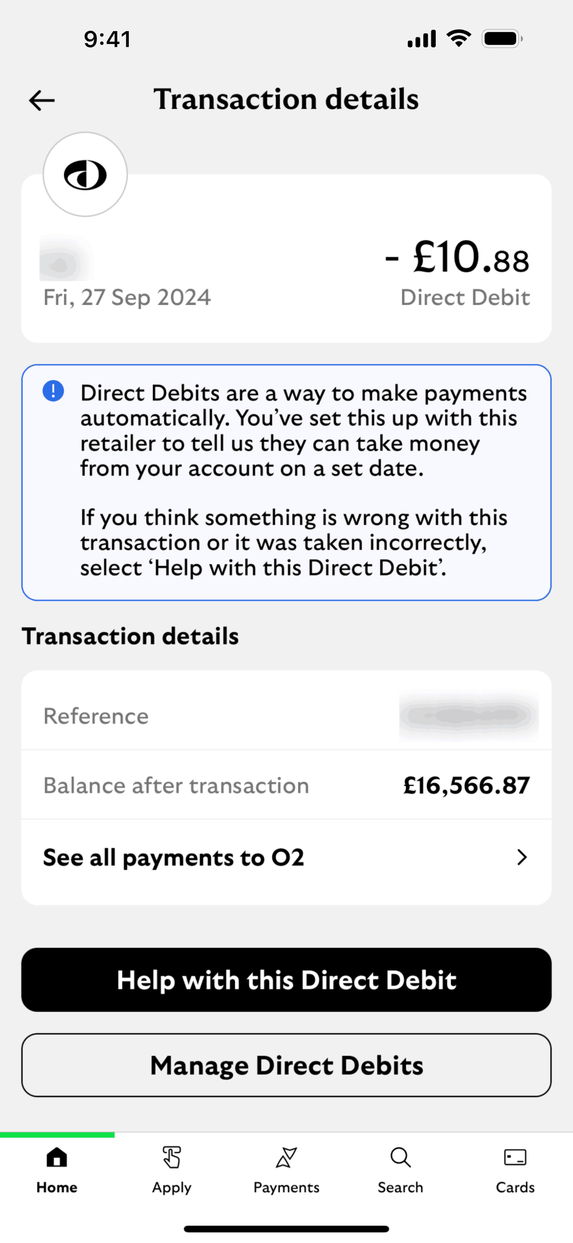 Lloyds Mobile Banking iOS Finance interface screenshot 20