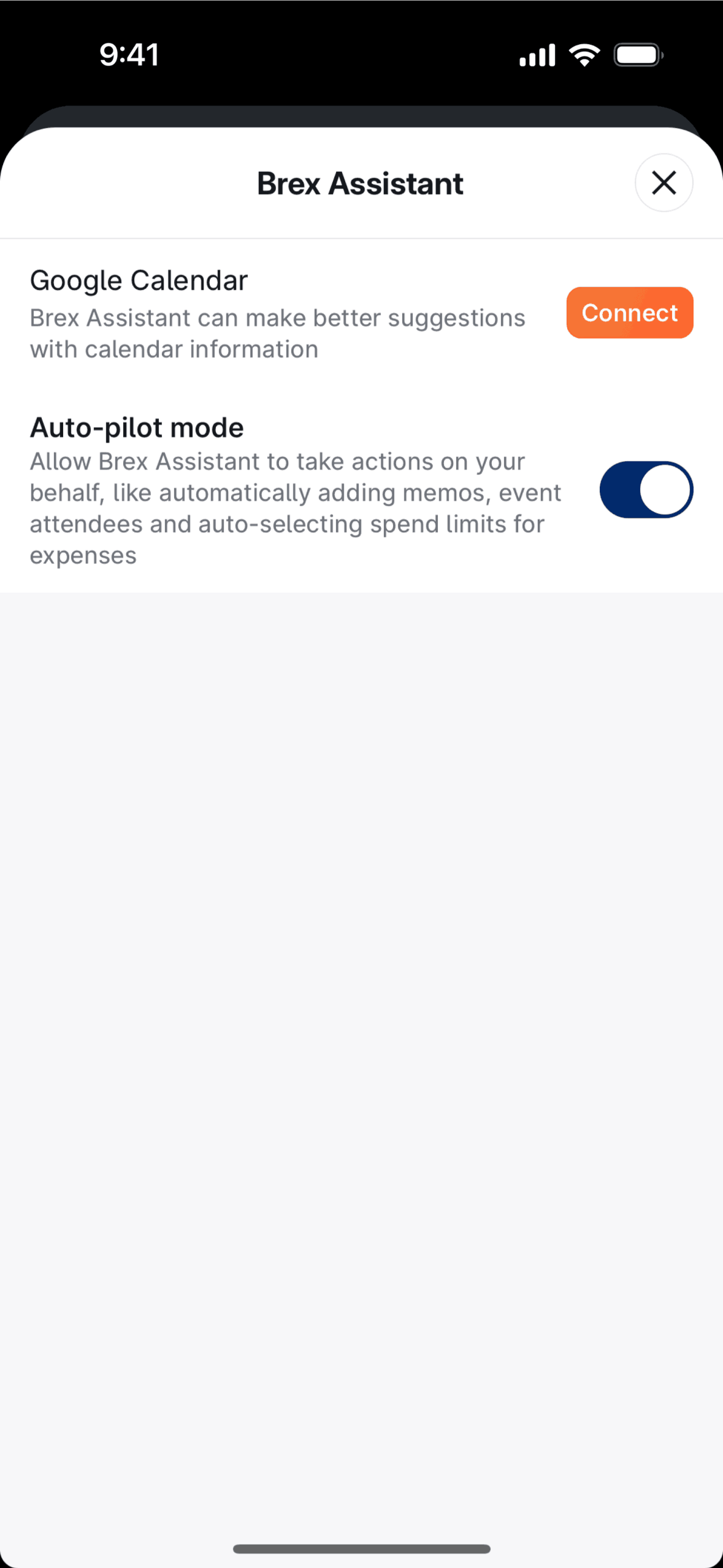 Brex iOS Business interface screenshot 5