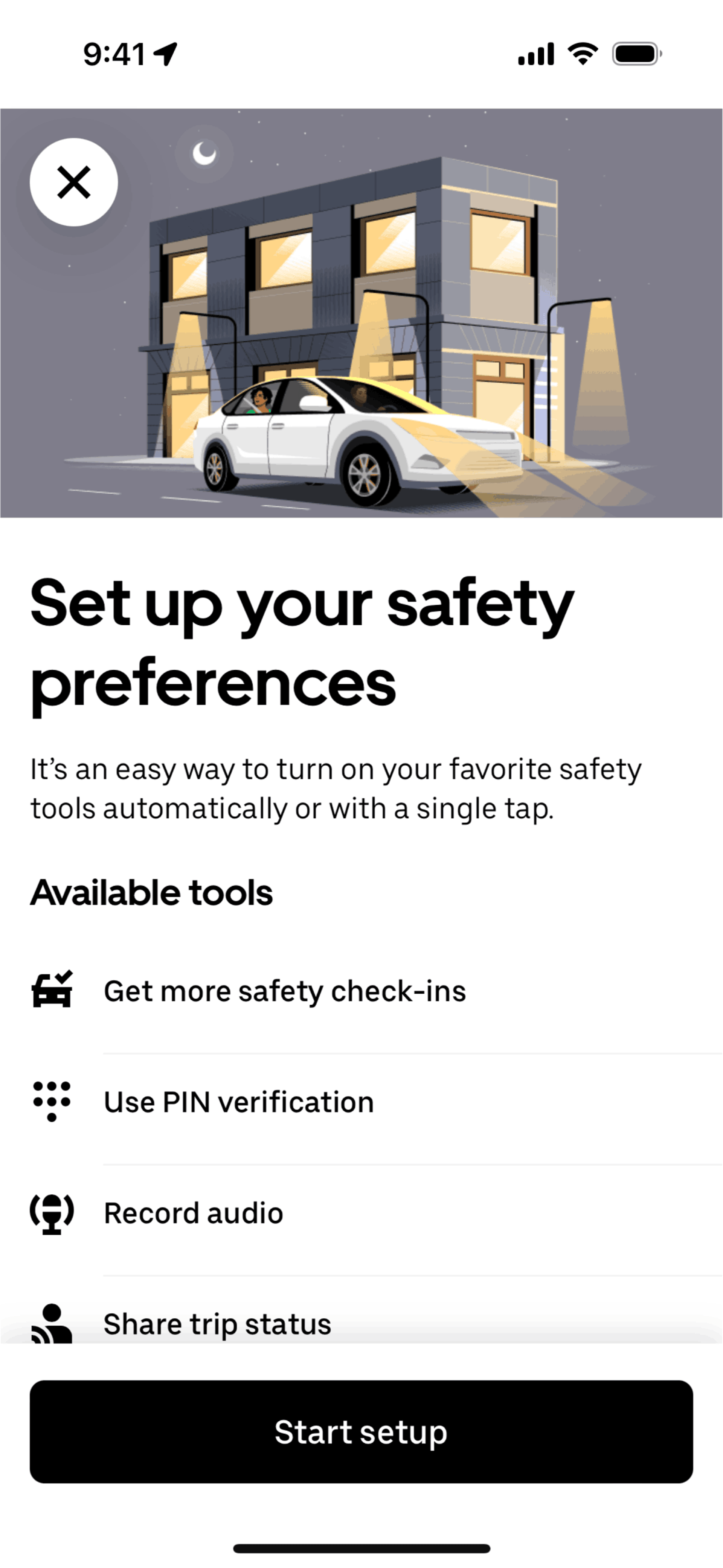 Uber iOS Travel & Transportation interface screenshot 19