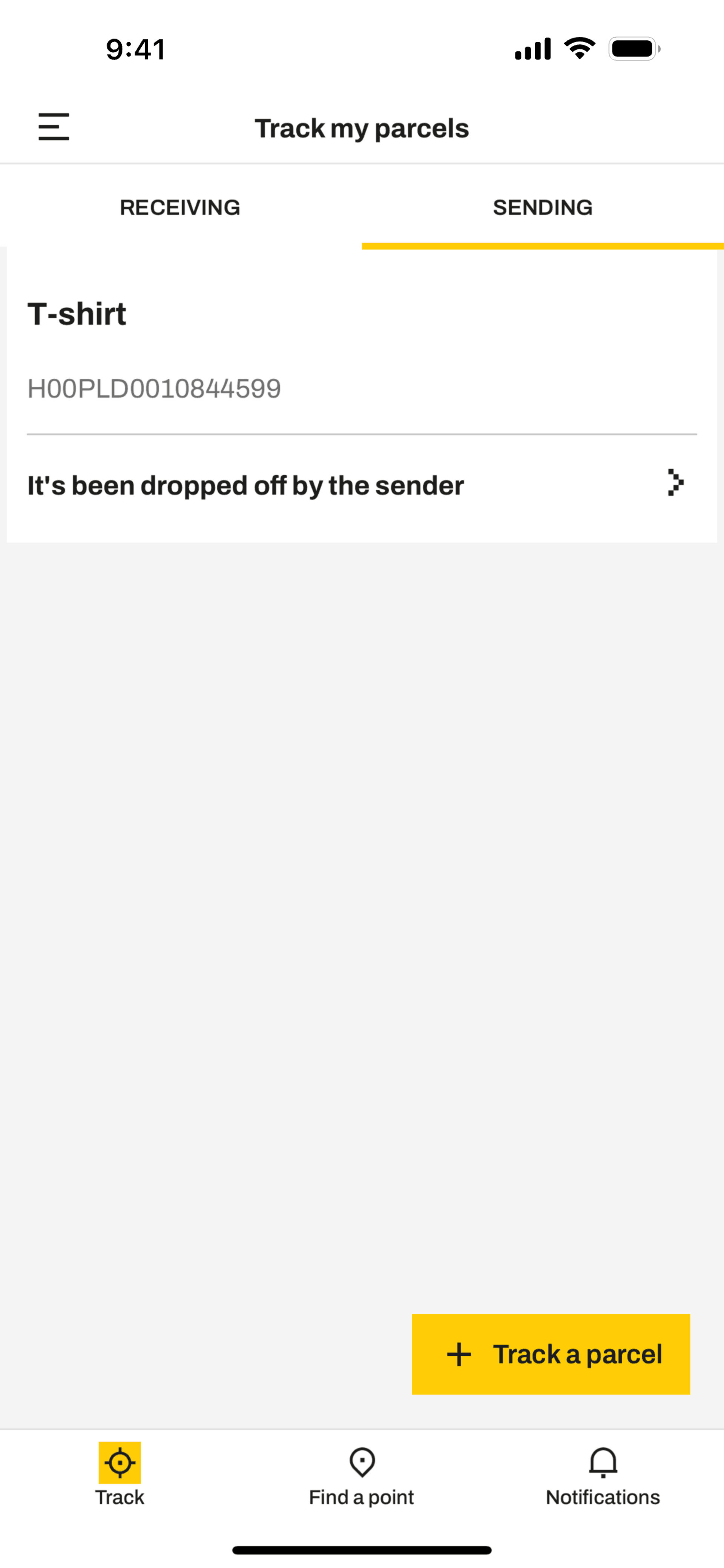 InPost UK iOS Shopping interface screenshot 3