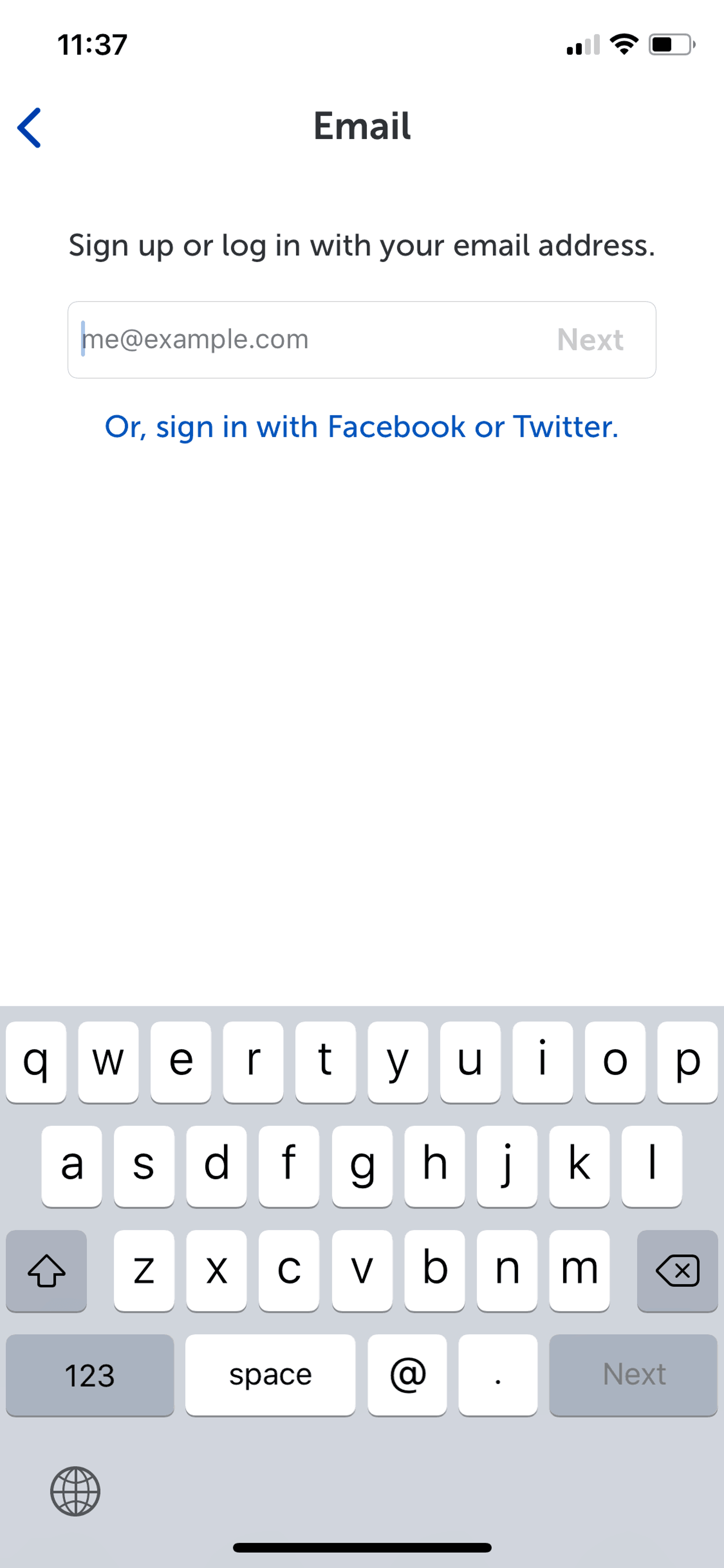 Breaker iOS Social Networking interface screenshot 3