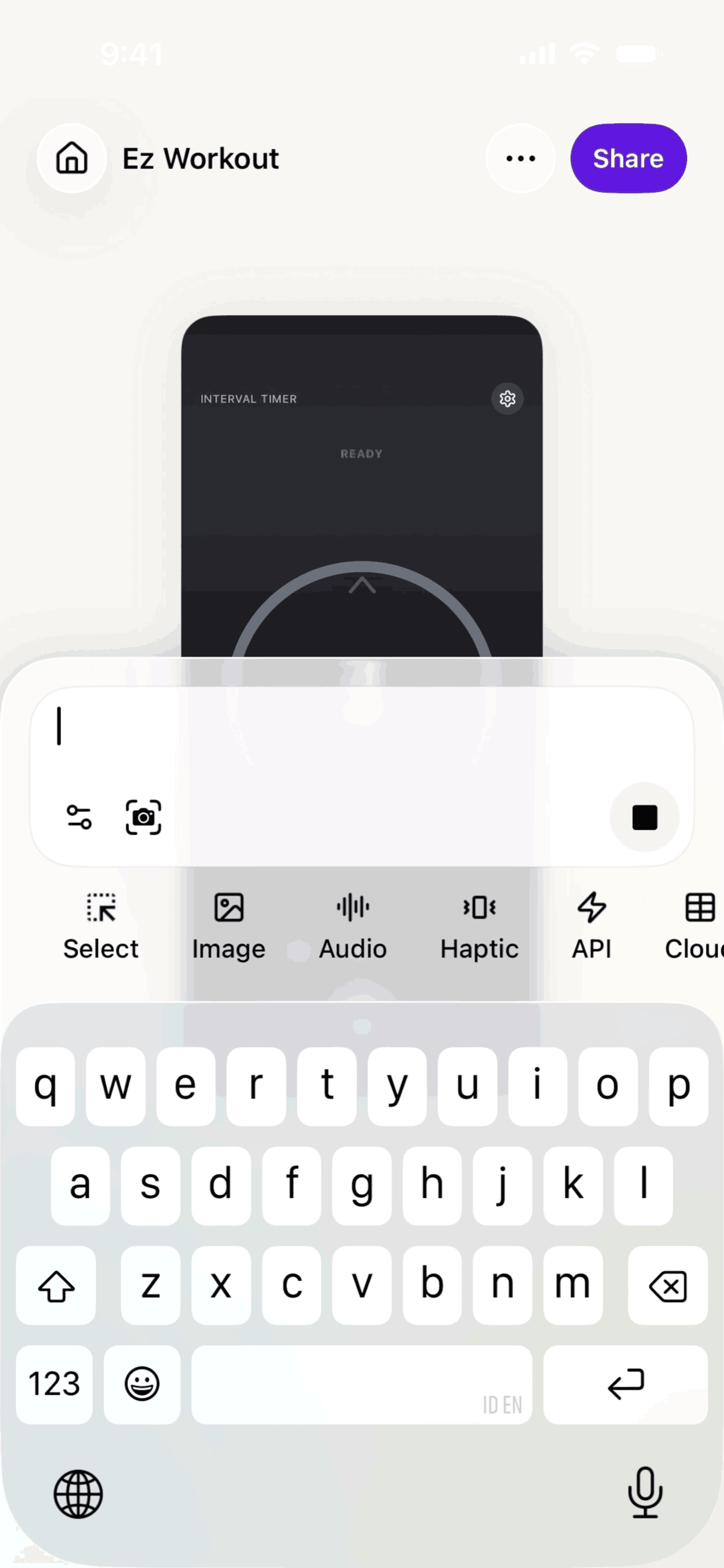 Vibecode iOS Developer Tools interface screenshot 6