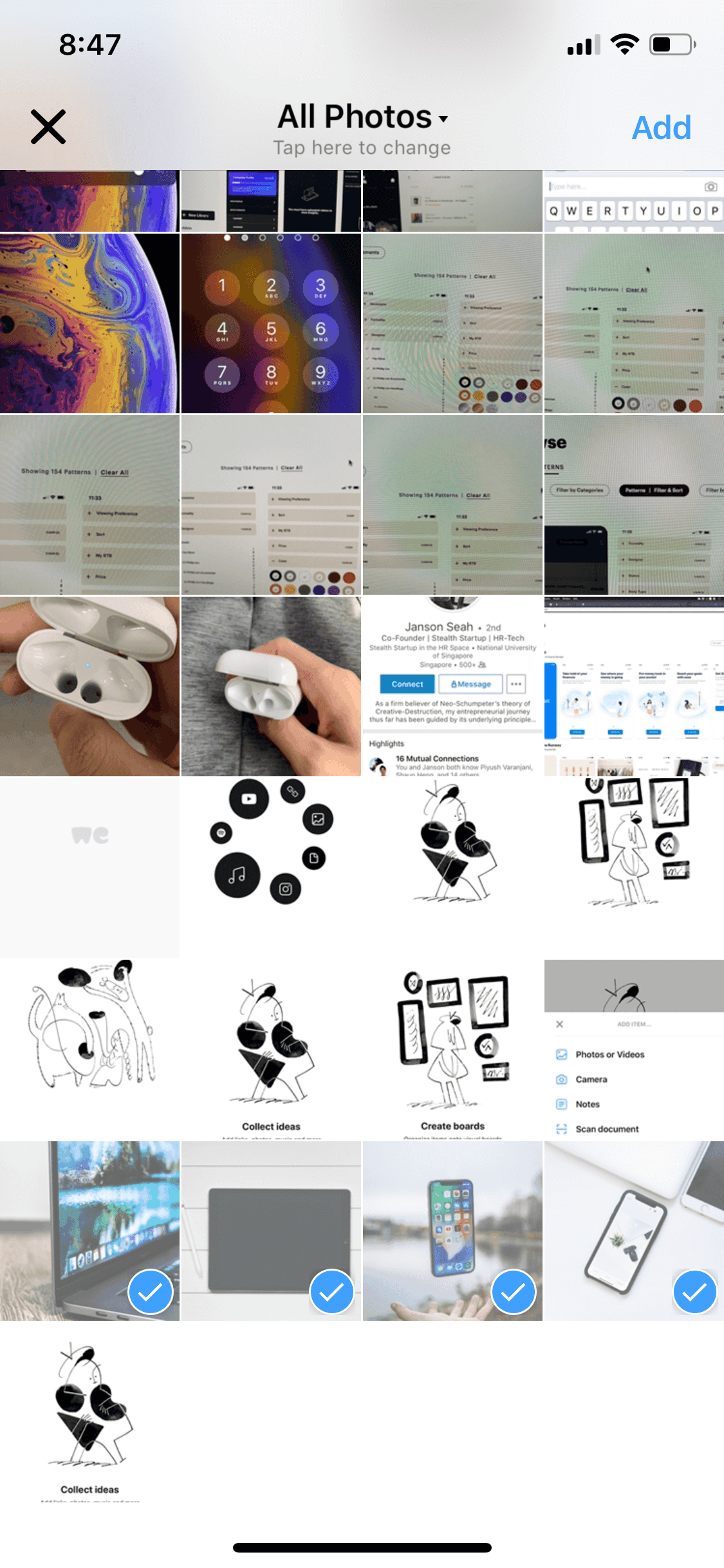 Collect iOS Productivity interface screenshot 9