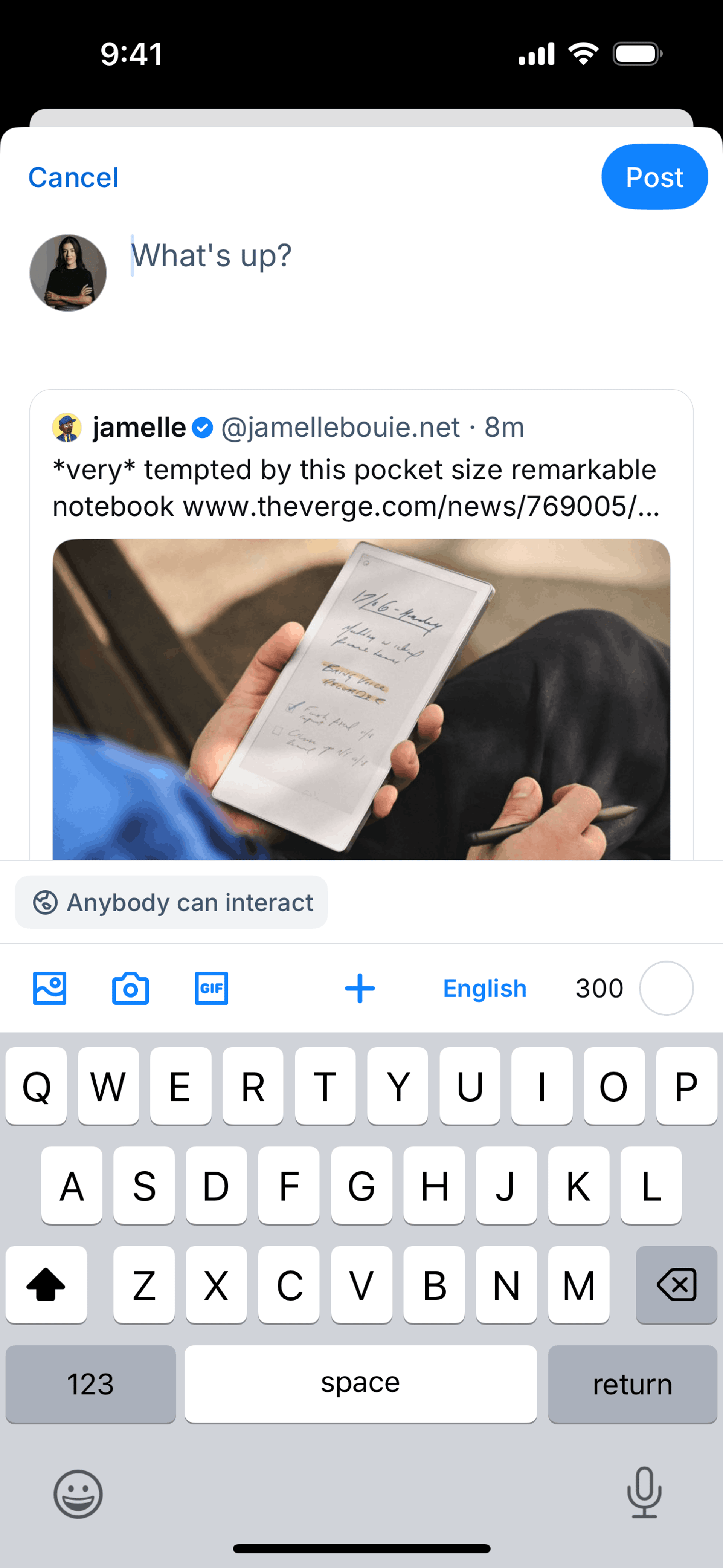 Bluesky Social iOS Social Networking interface screenshot 7