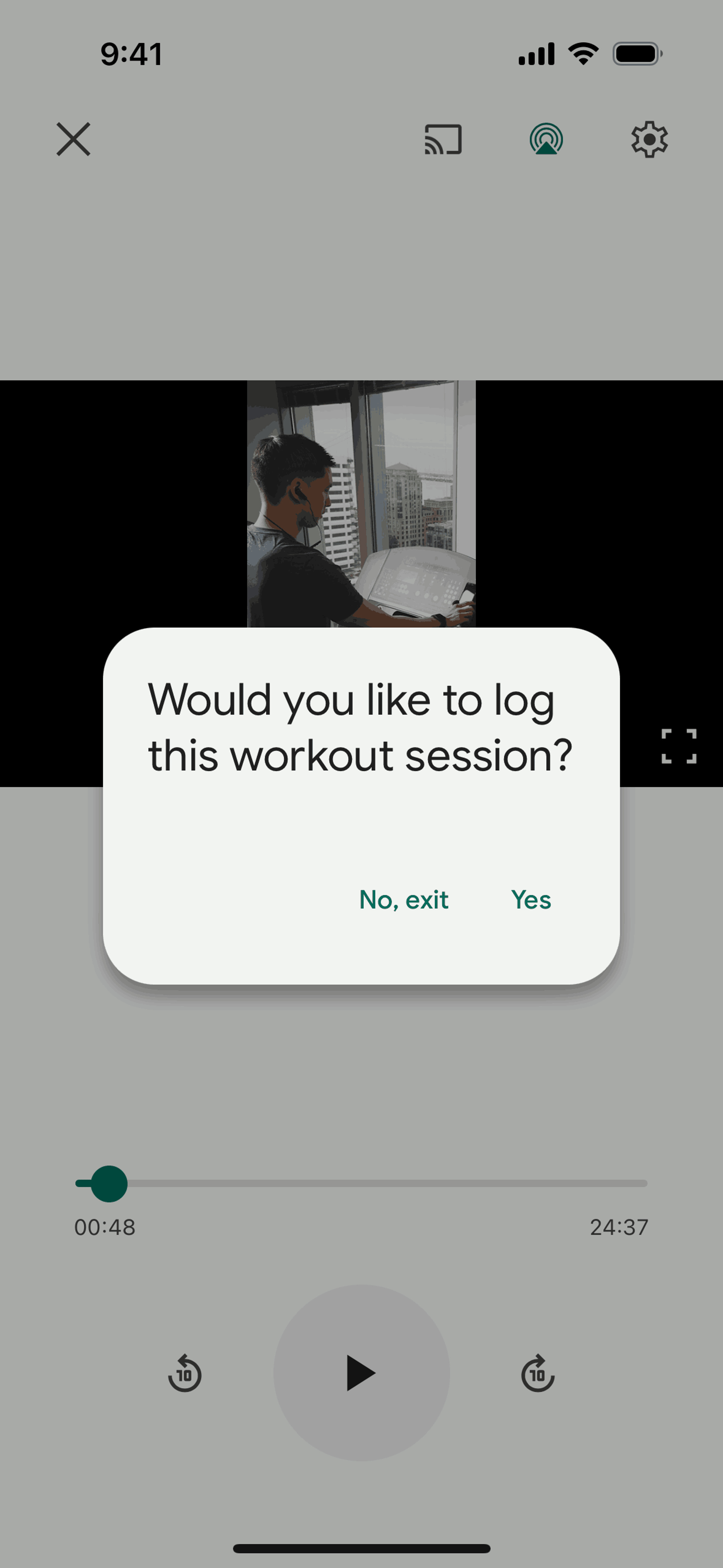 Fitbit iOS Health & Fitness interface screenshot 4