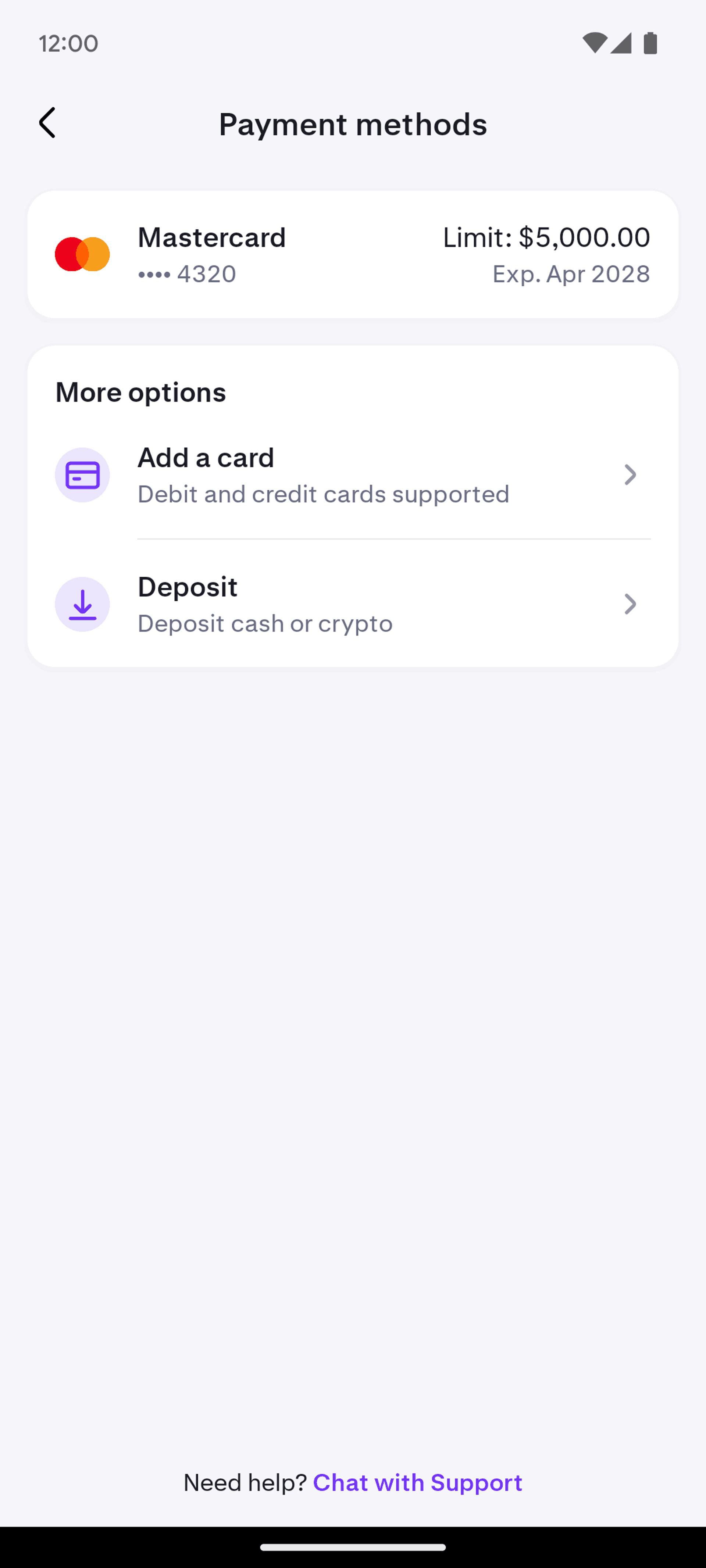 Kraken Android Finance interface screenshot 8