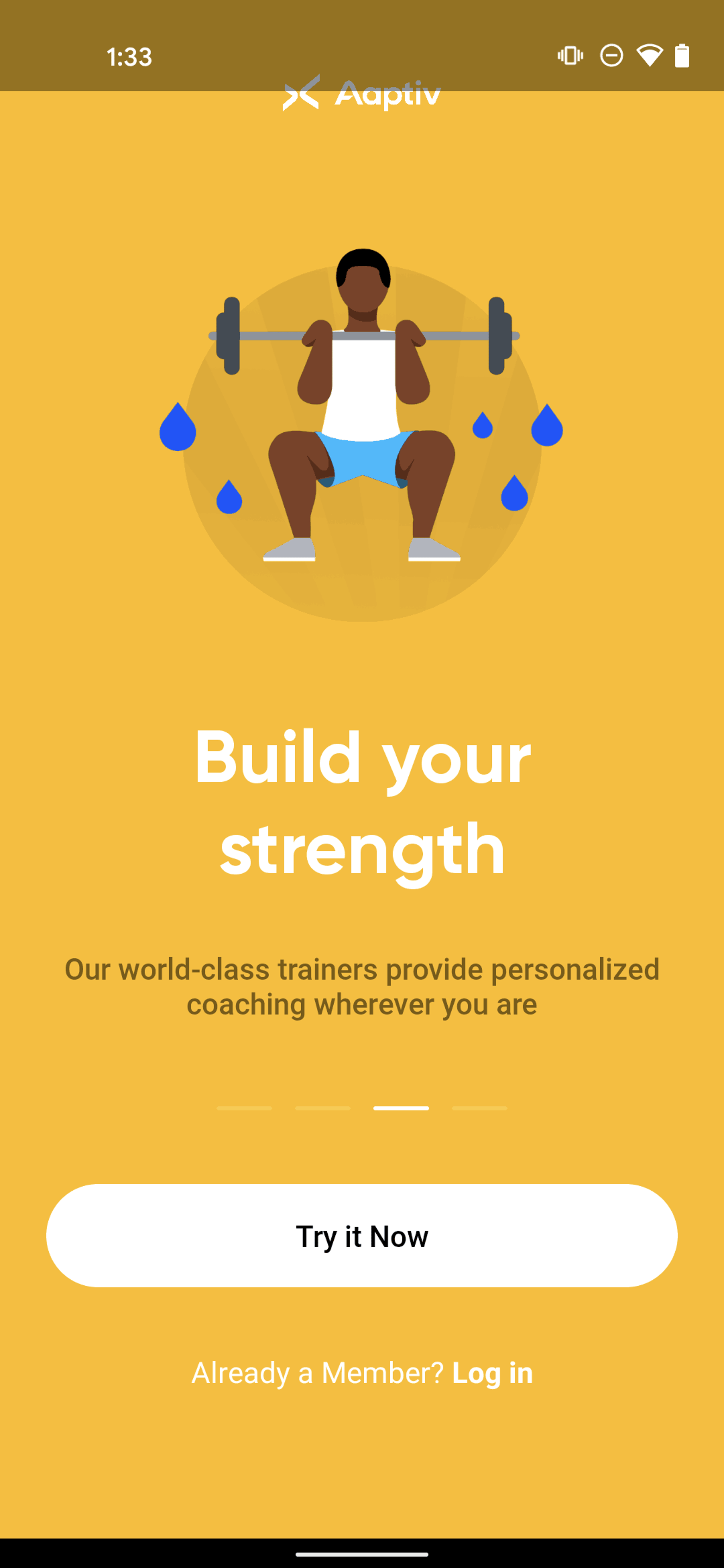 Aaptiv Android Health & Fitness interface screenshot 4
