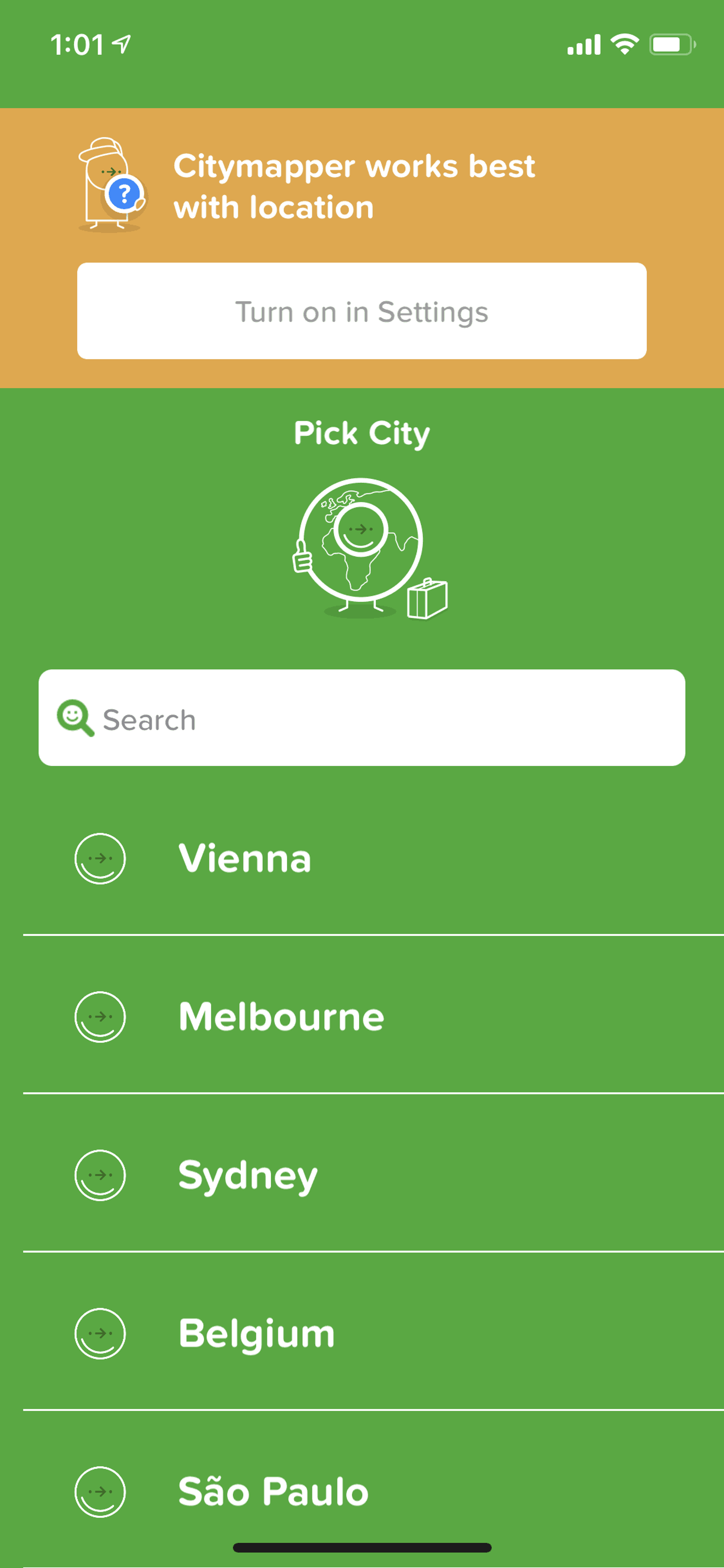 Citymapper iOS Maps & Navigation interface screenshot 5