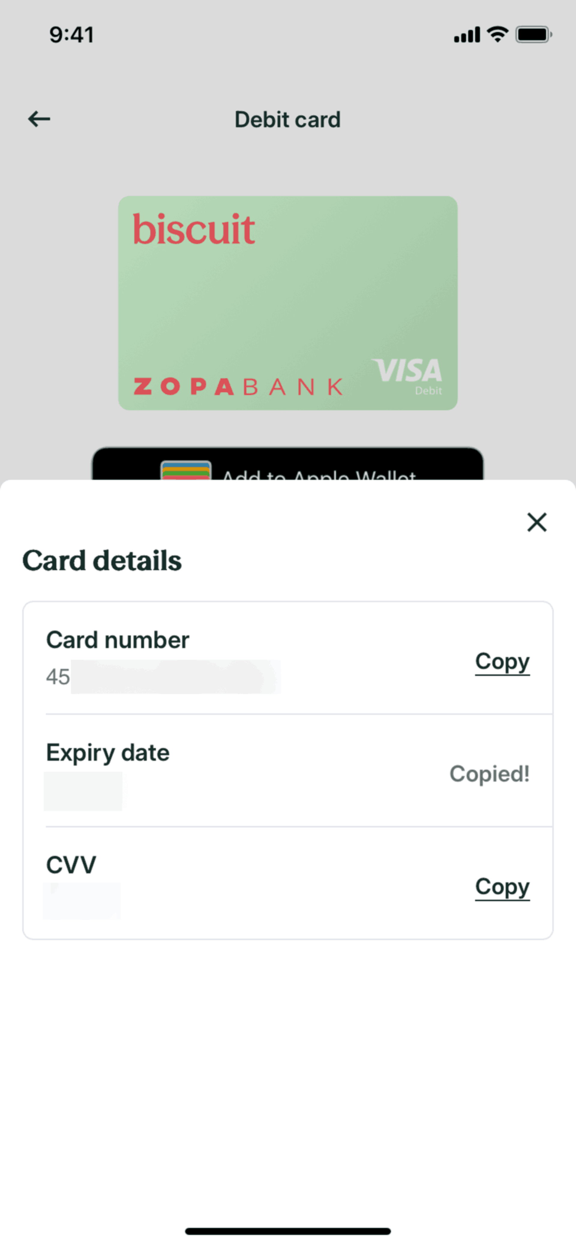 Zopa Bank iOS Finance interface screenshot 16