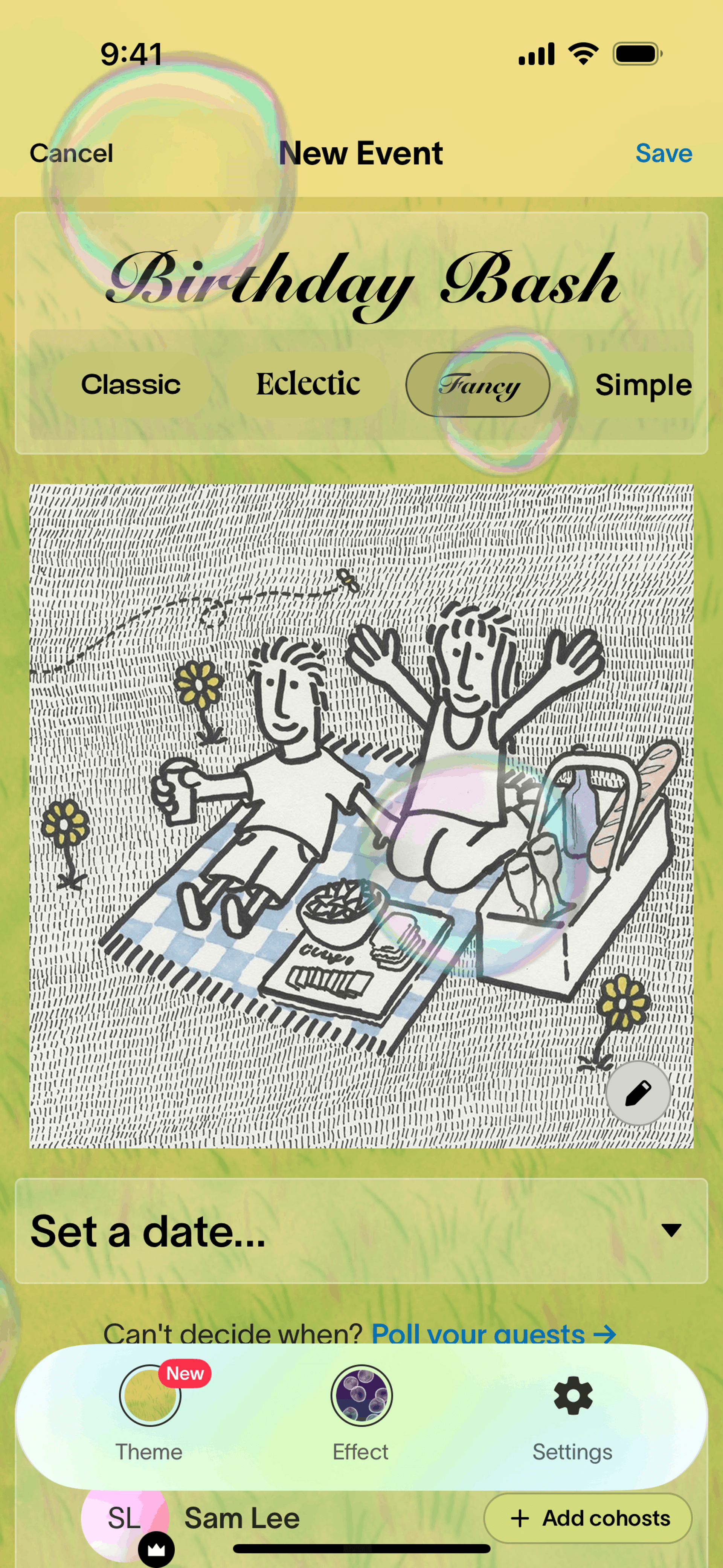 Partiful iOS Lifestyle interface screenshot 3