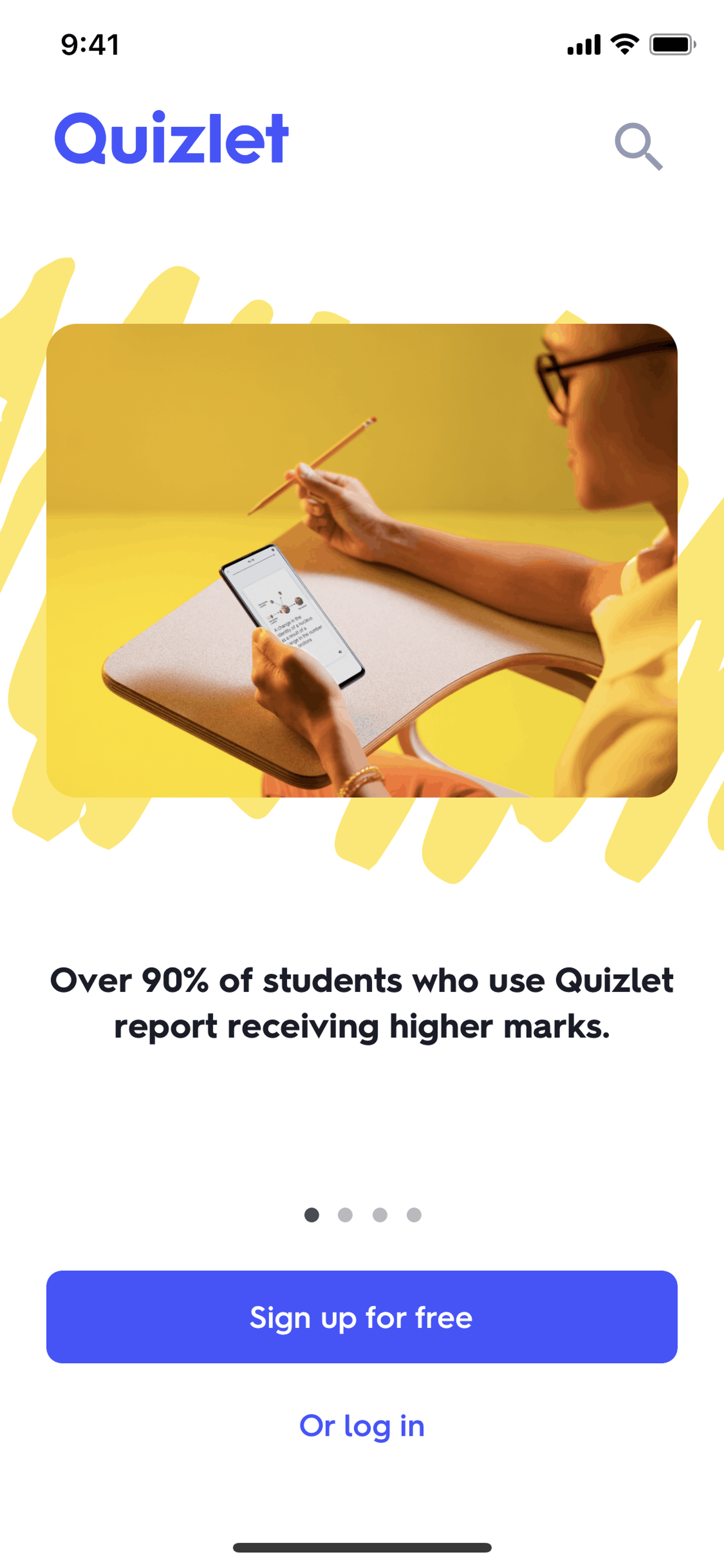 Quizlet iOS Education interface screenshot 4
