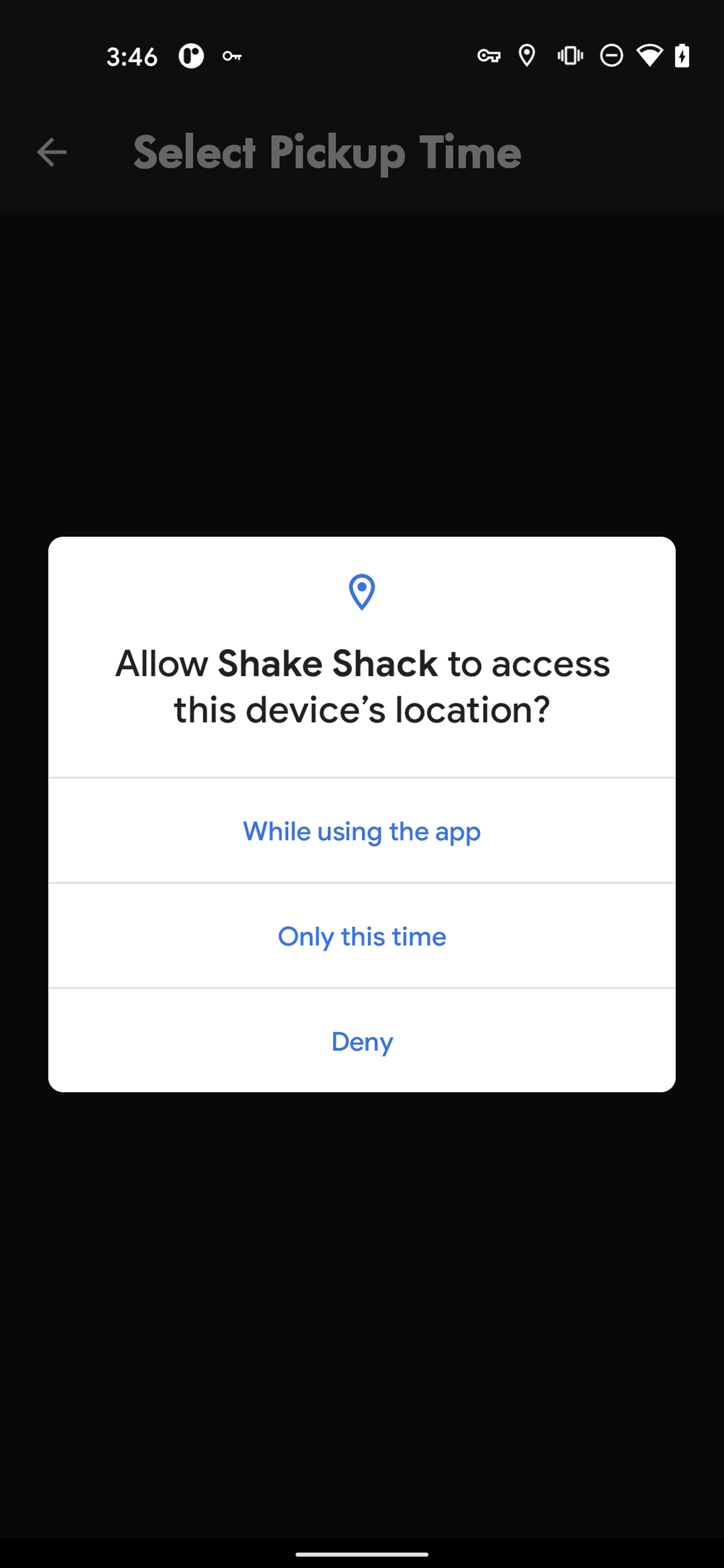 Shake Shack Android Food & Drink interface screenshot 6