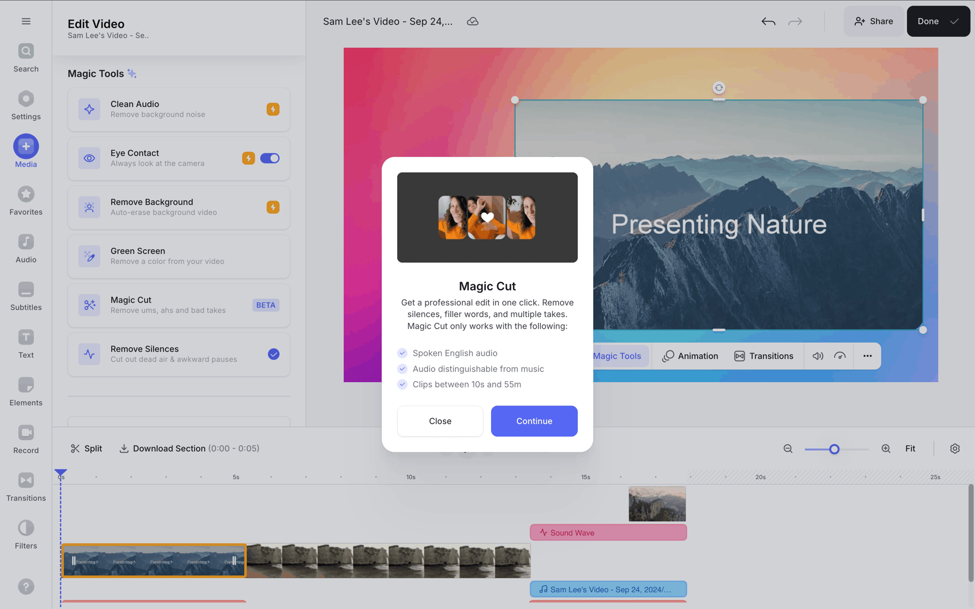 VEED Web Photo & Video interface screenshot 20