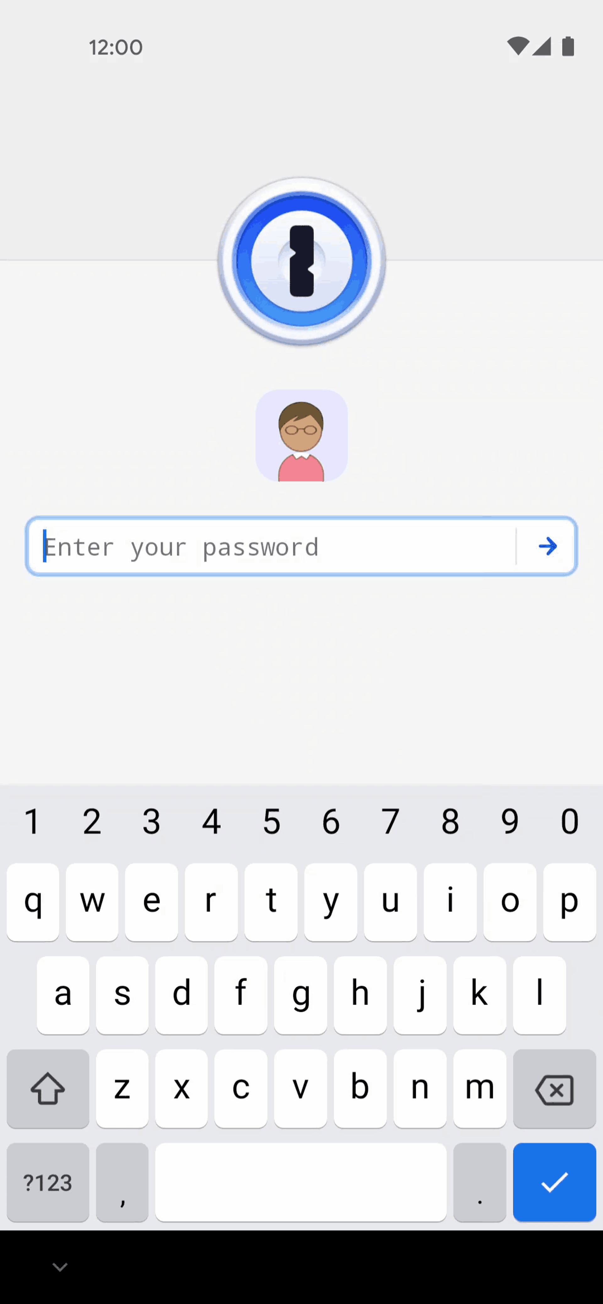1Password Android Productivity interface screenshot 2