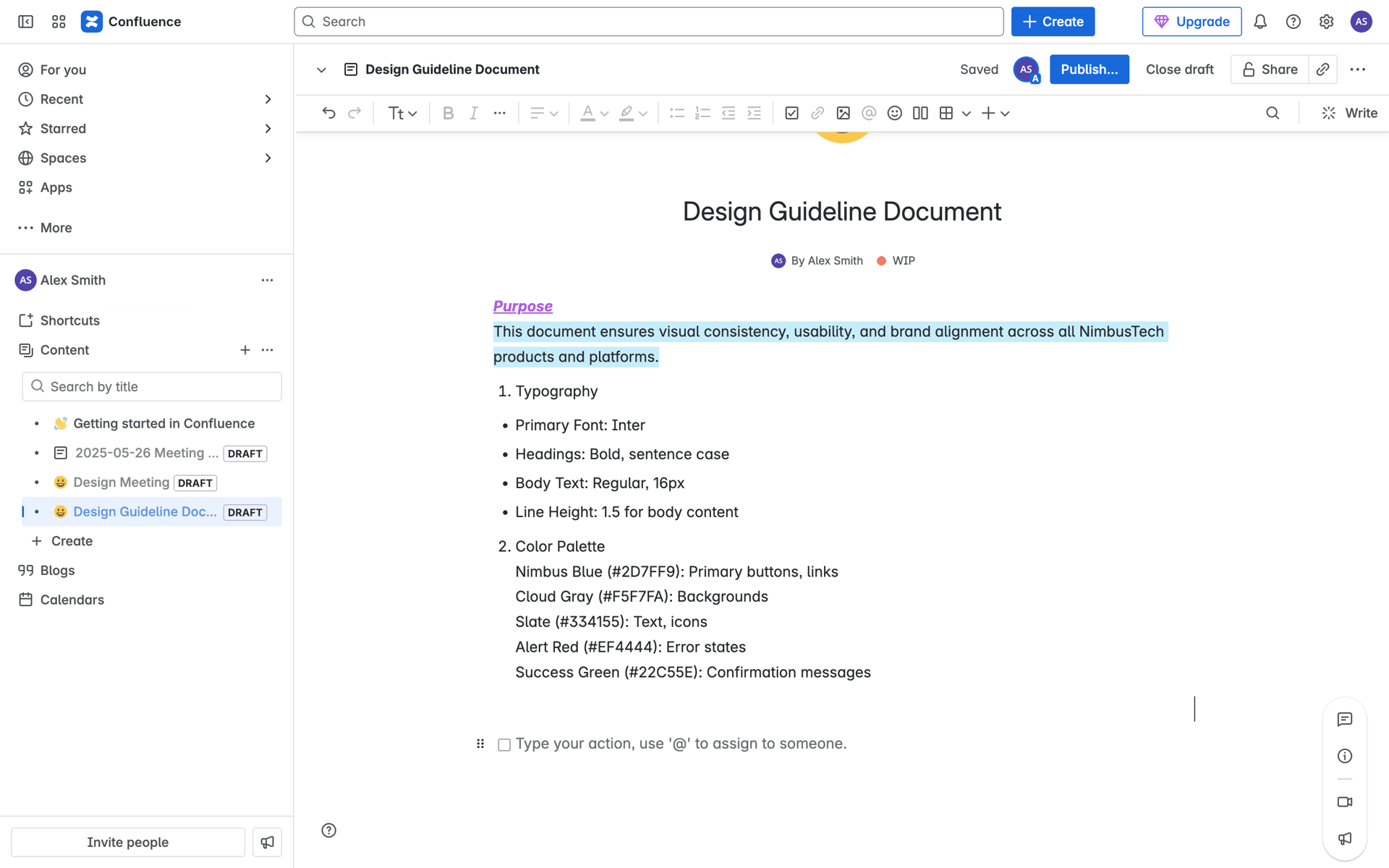 Confluence Web Collaboration interface screenshot 16