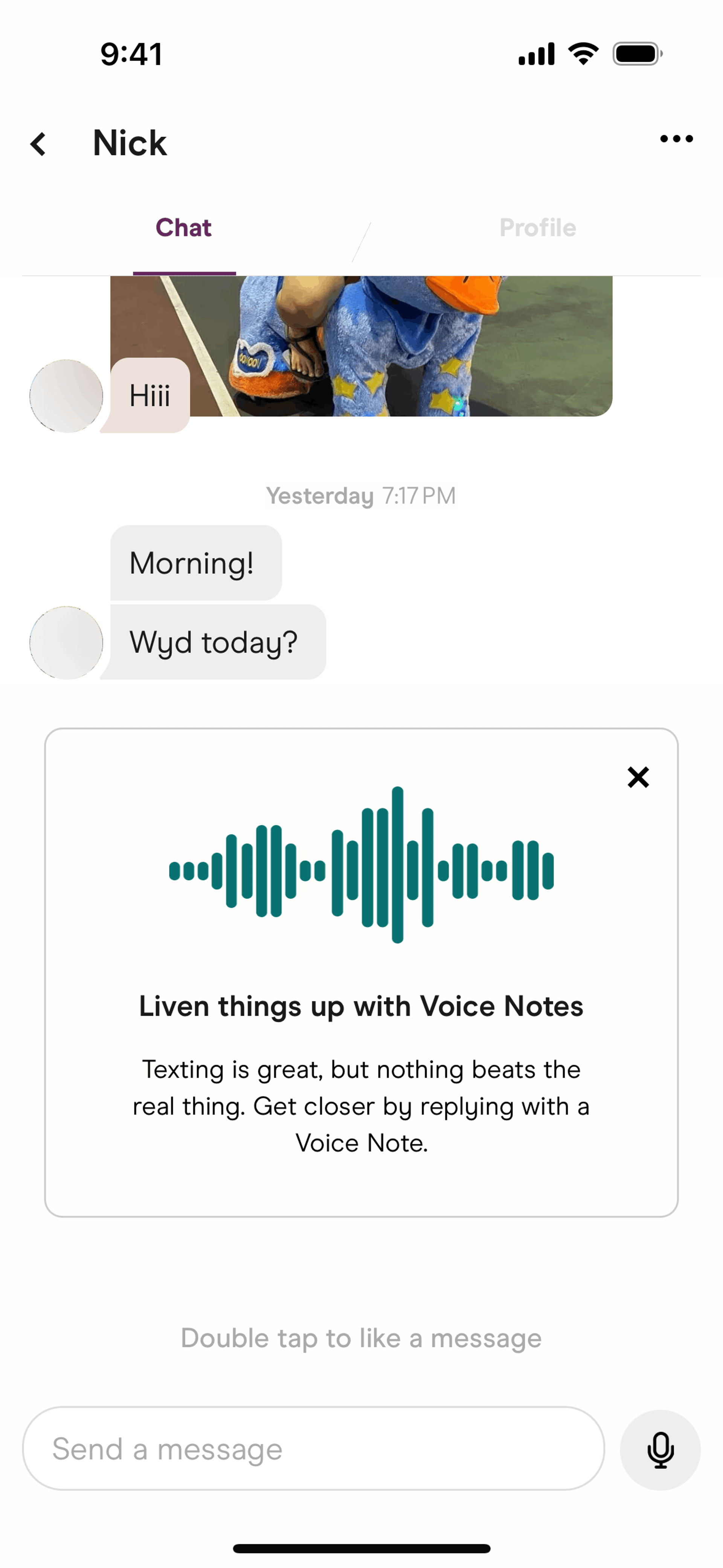 Hinge iOS Lifestyle interface screenshot 16