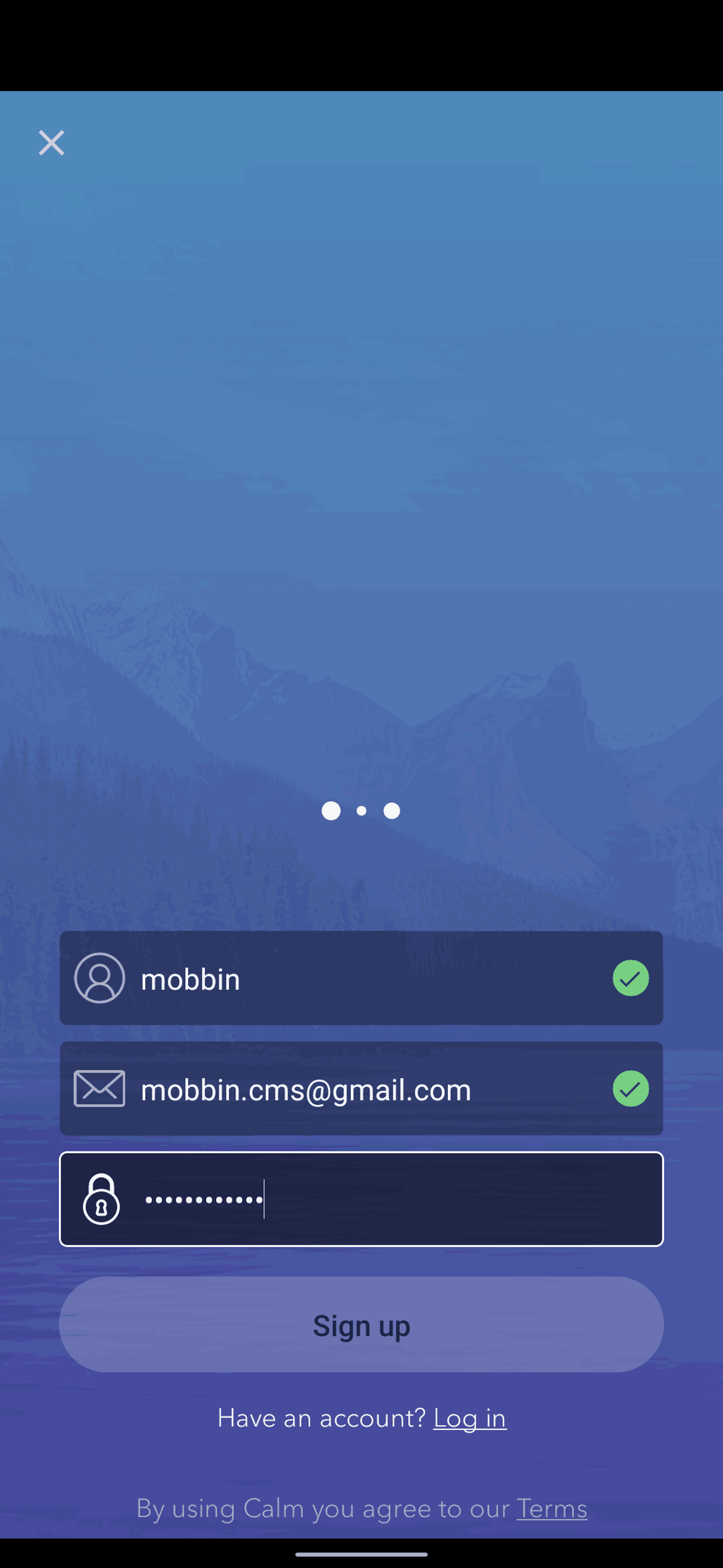 Calm Android Health & Fitness interface screenshot 8