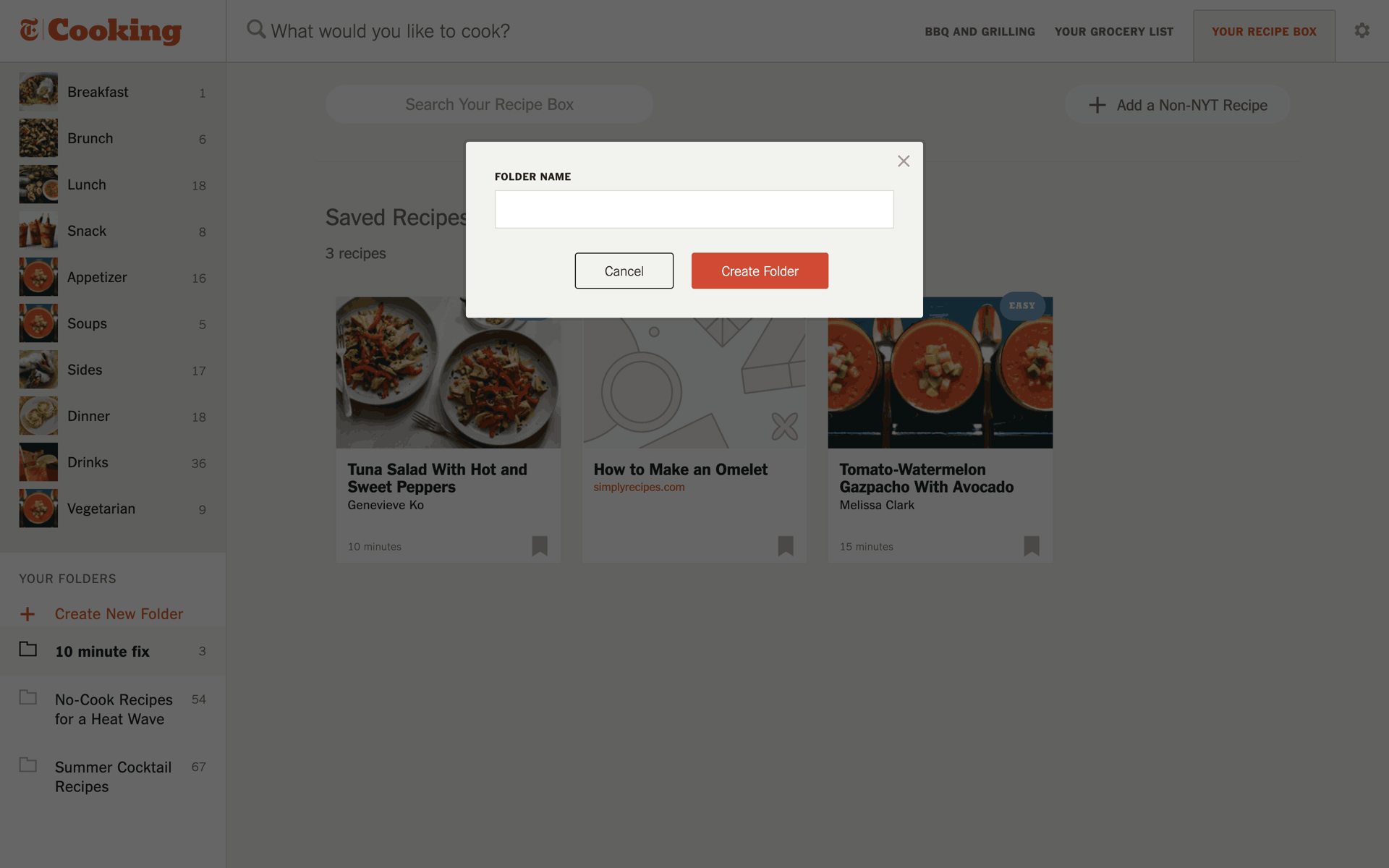 NYT Cooking Web Food & Drink interface screenshot 12