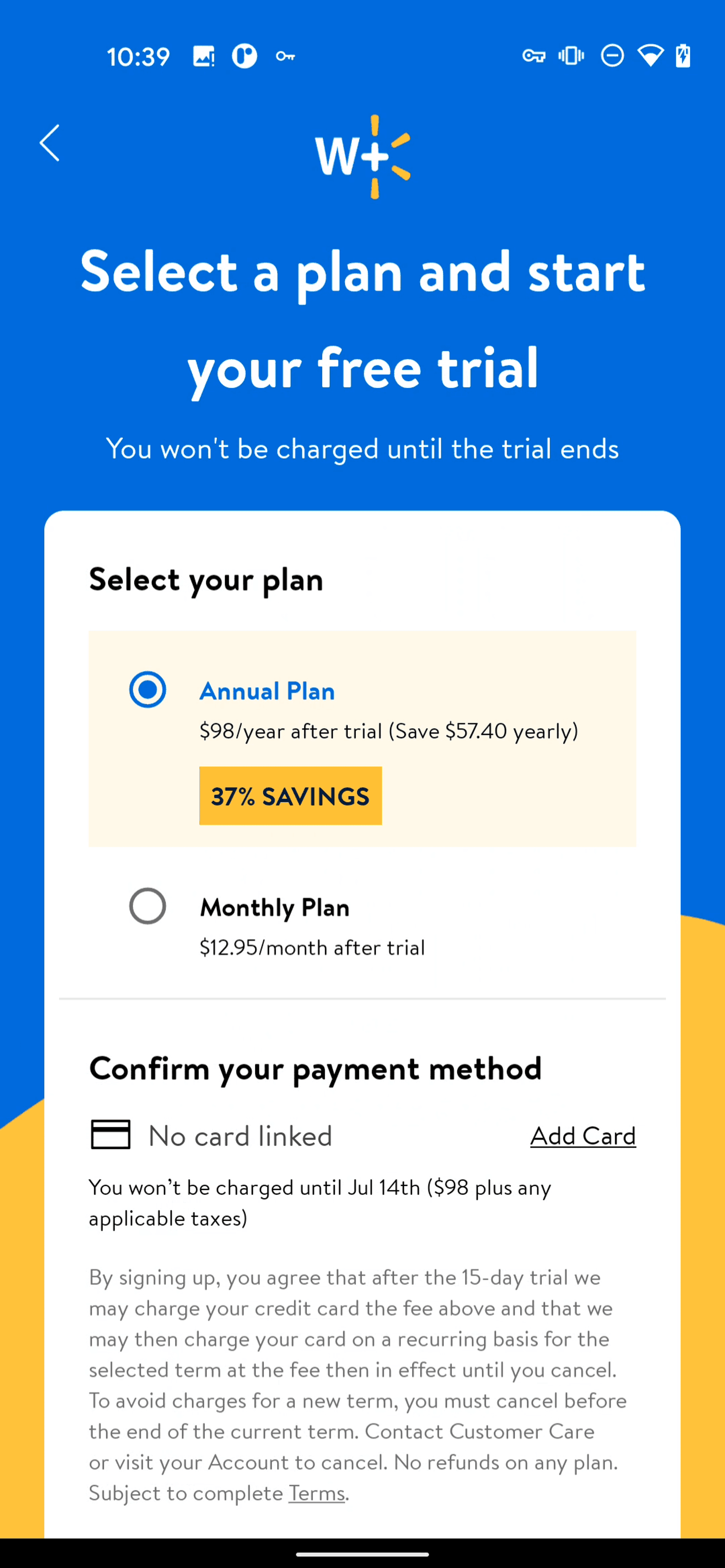 Walmart Android Shopping interface screenshot 23