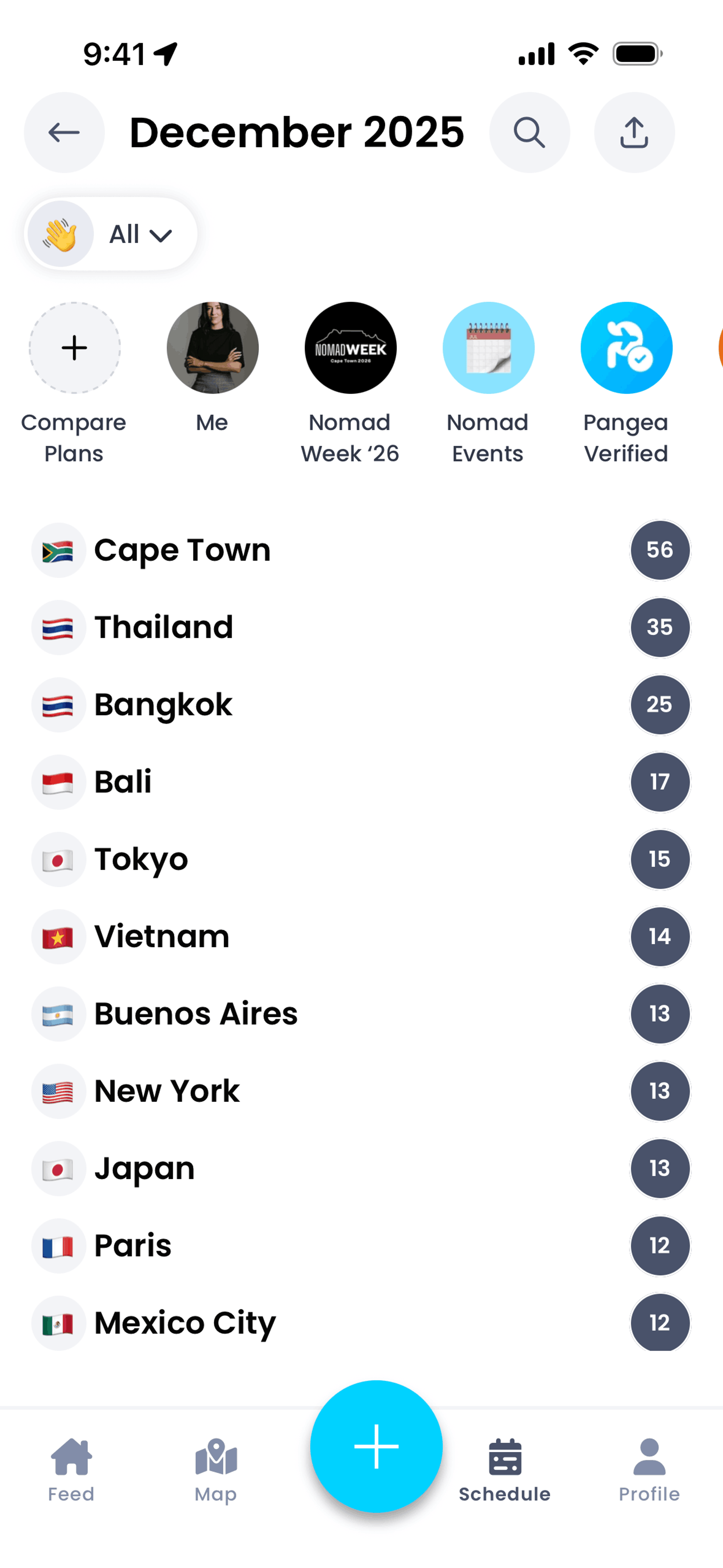 Pangea iOS Travel & Transportation interface screenshot 19