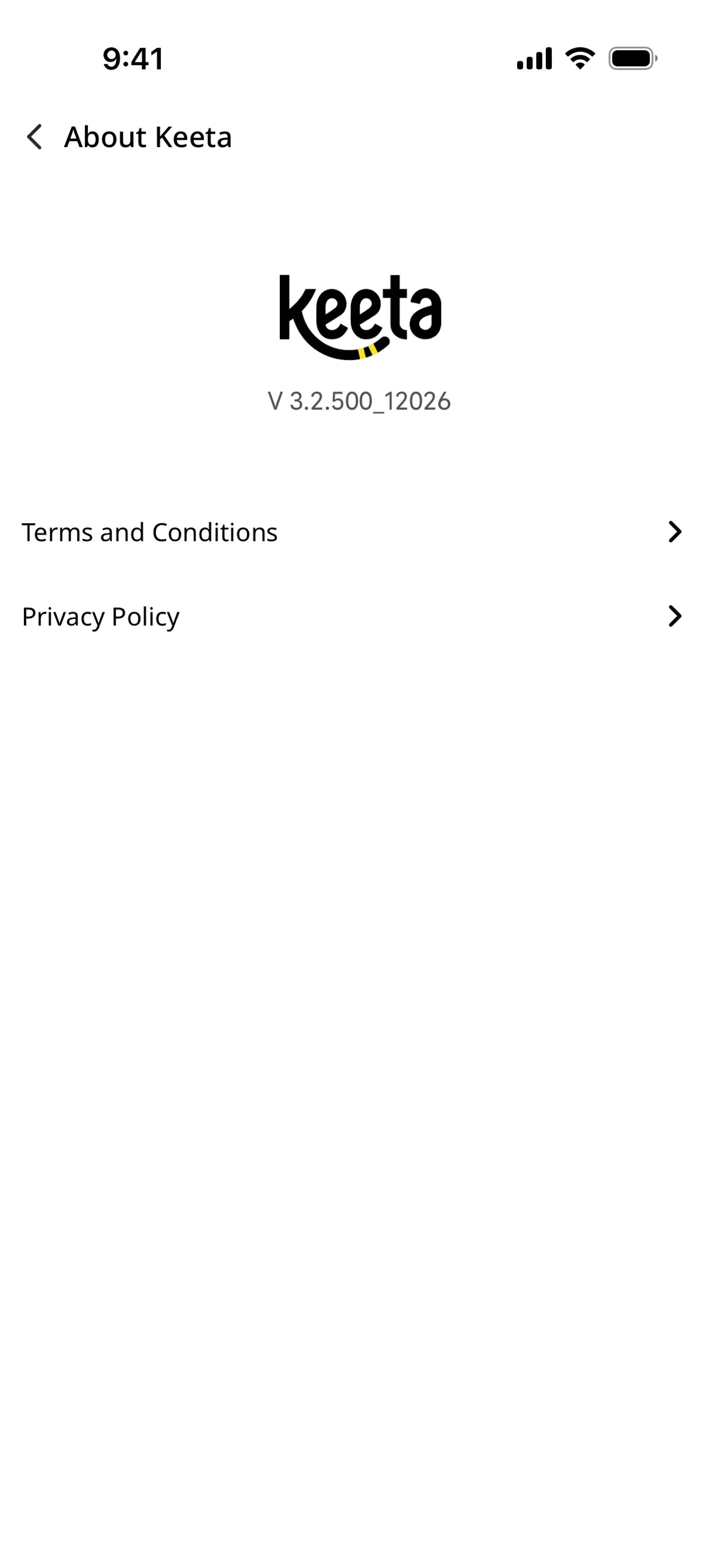 Keeta iOS Food & Drink interface screenshot 3