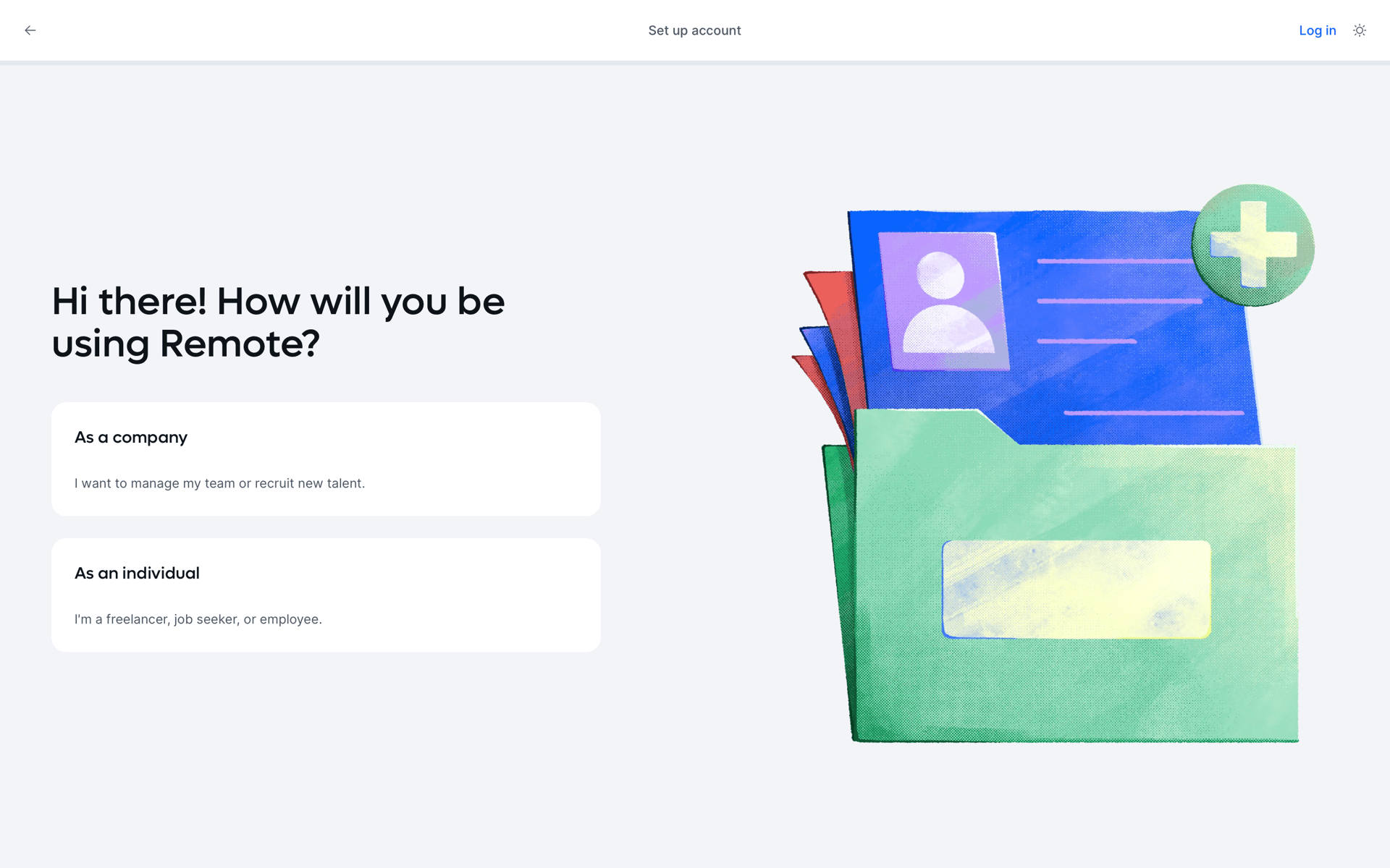 Remote Web Business interface screenshot 4