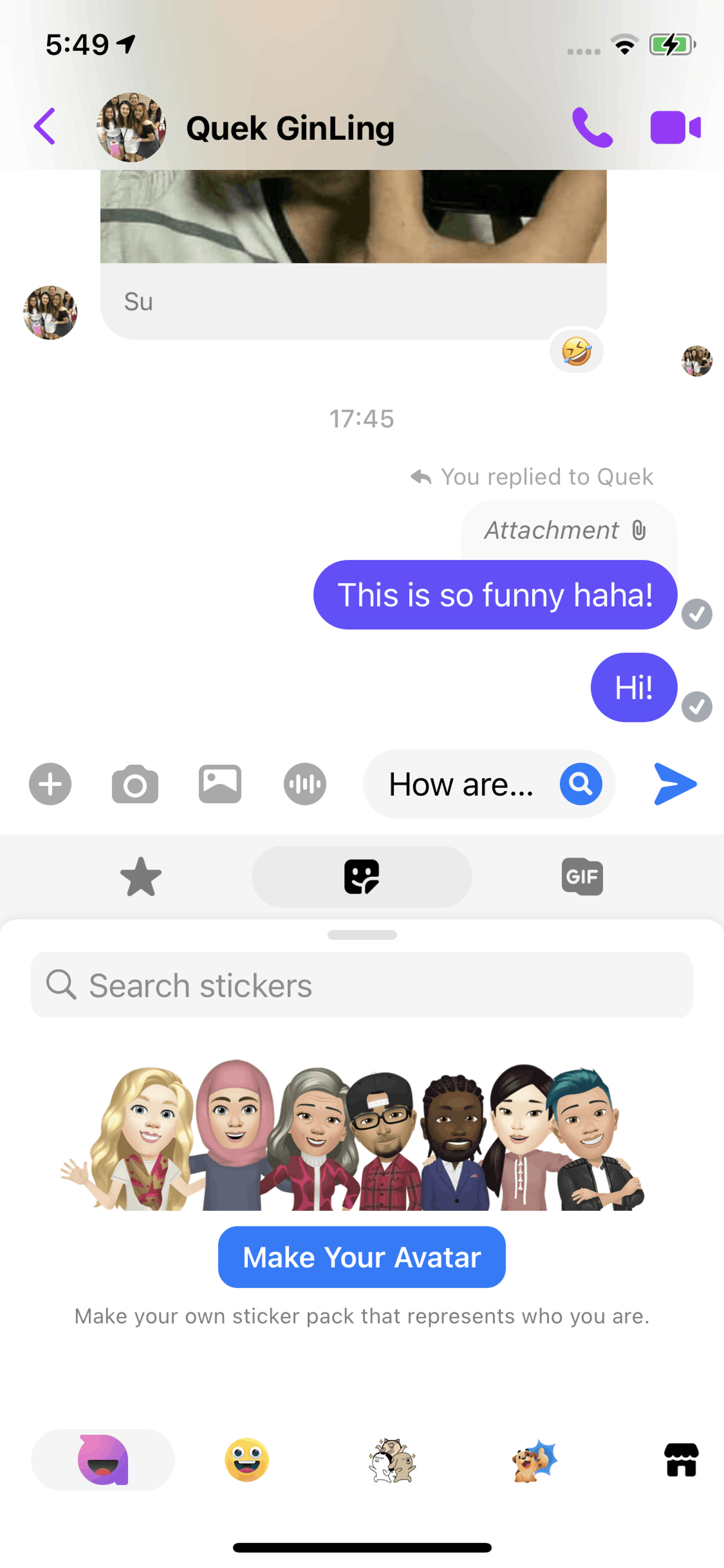 Messenger iOS Social Networking interface screenshot 21