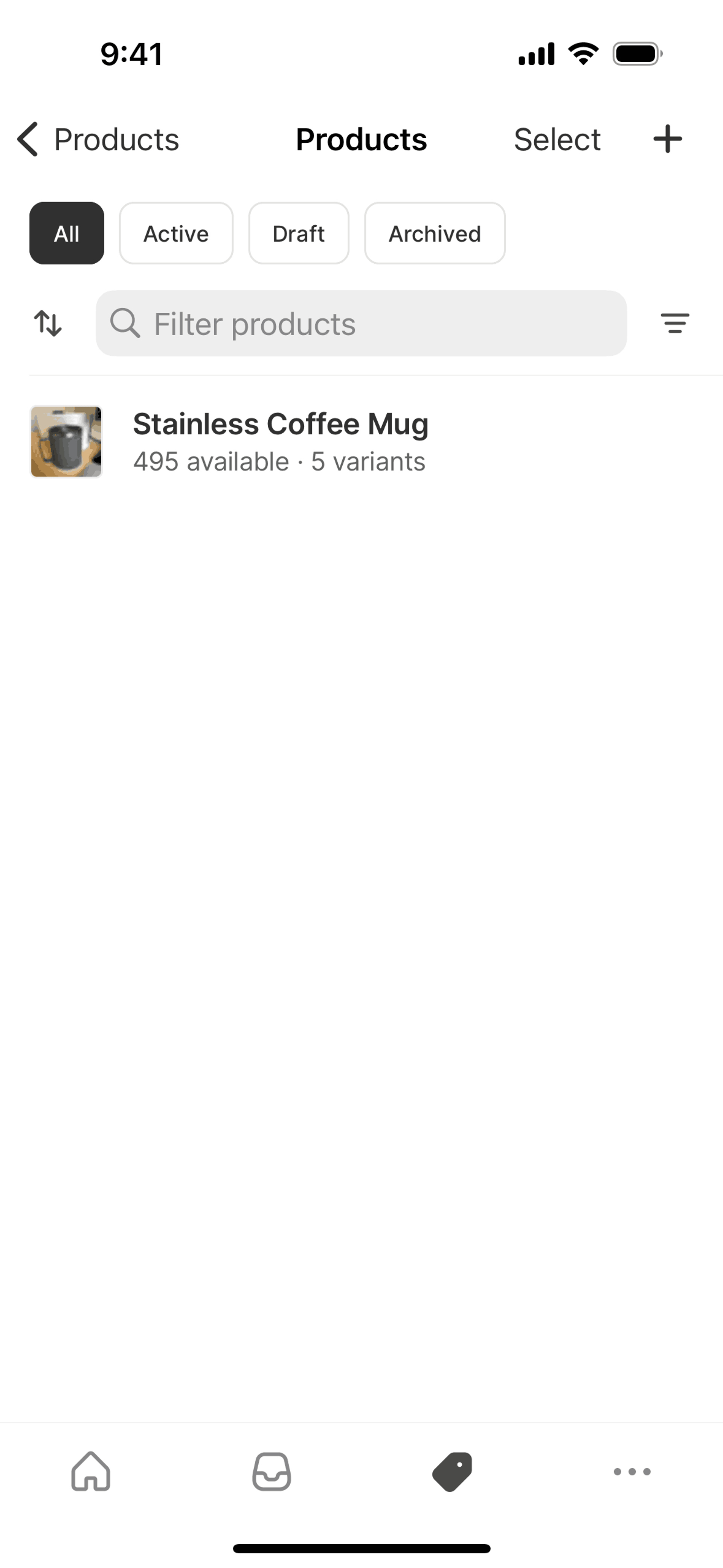 Shopify iOS Business interface screenshot 17