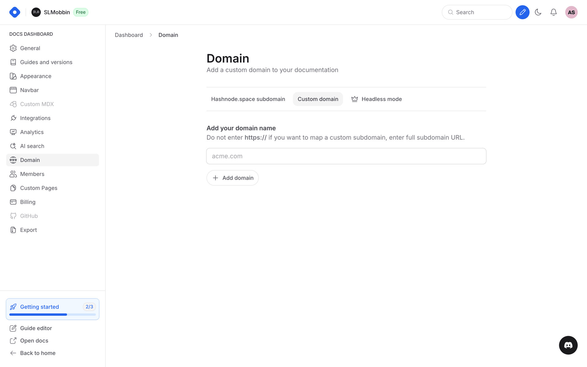 Hashnode Web Developer Tools interface screenshot 19