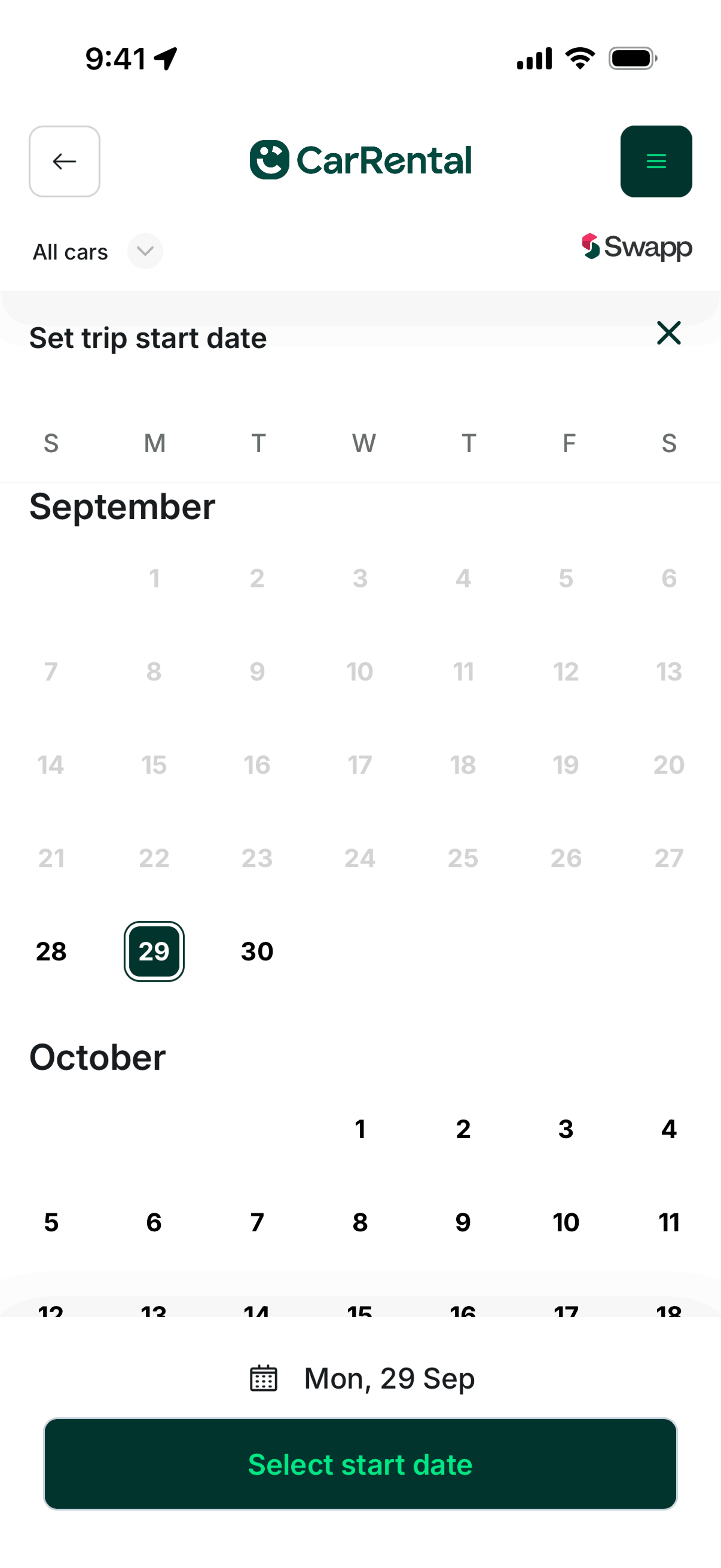 Careem iOS Travel & Transportation interface screenshot 19