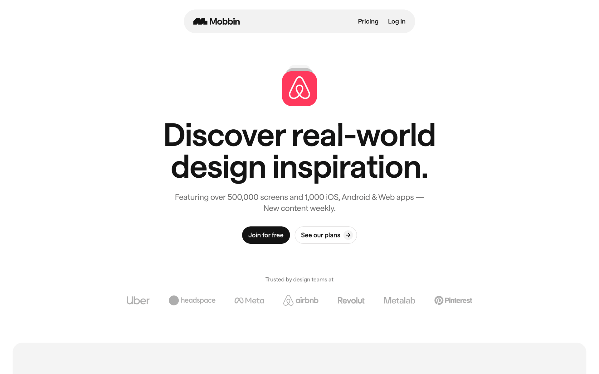 Mobbin Web Graphics & Design interface screenshot 22
