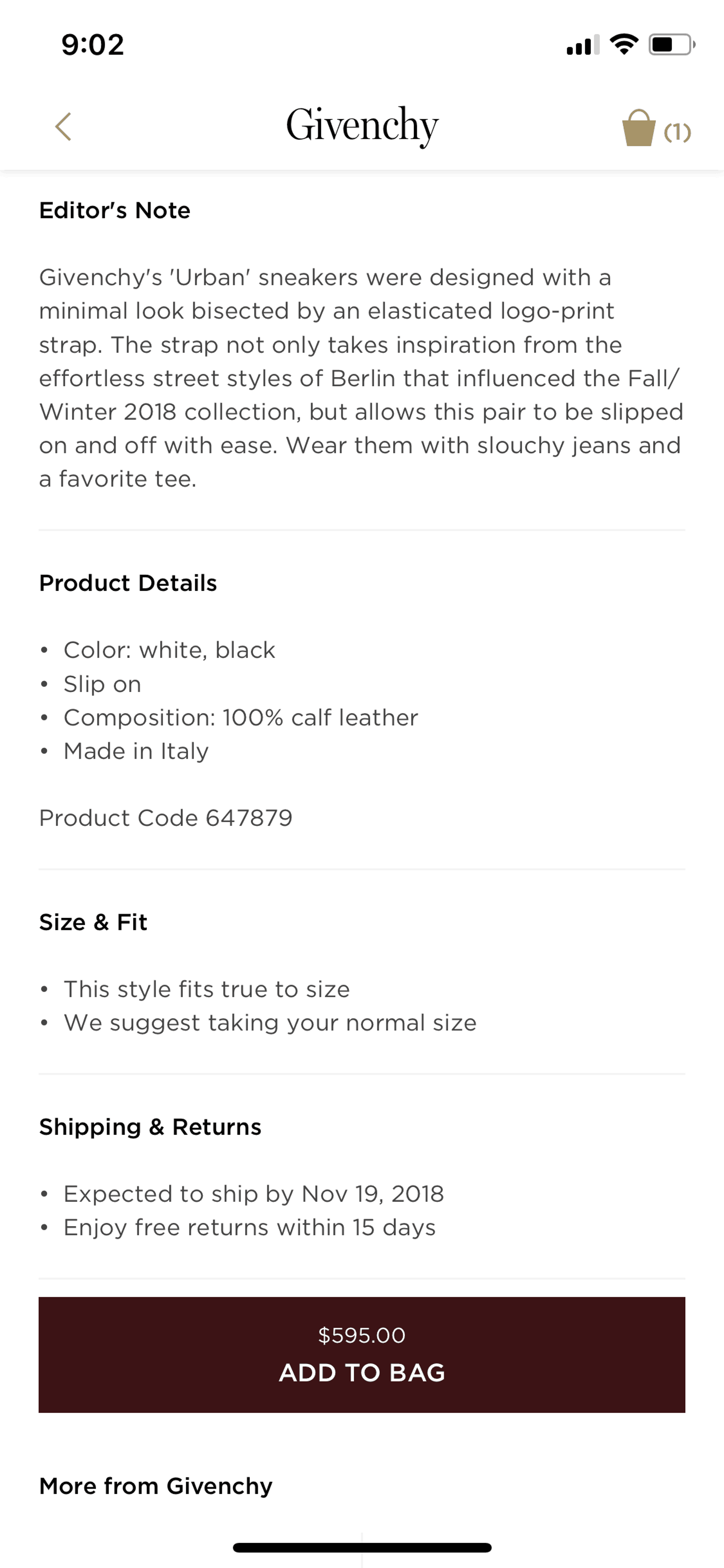 Moda Operandi iOS Shopping interface screenshot 21