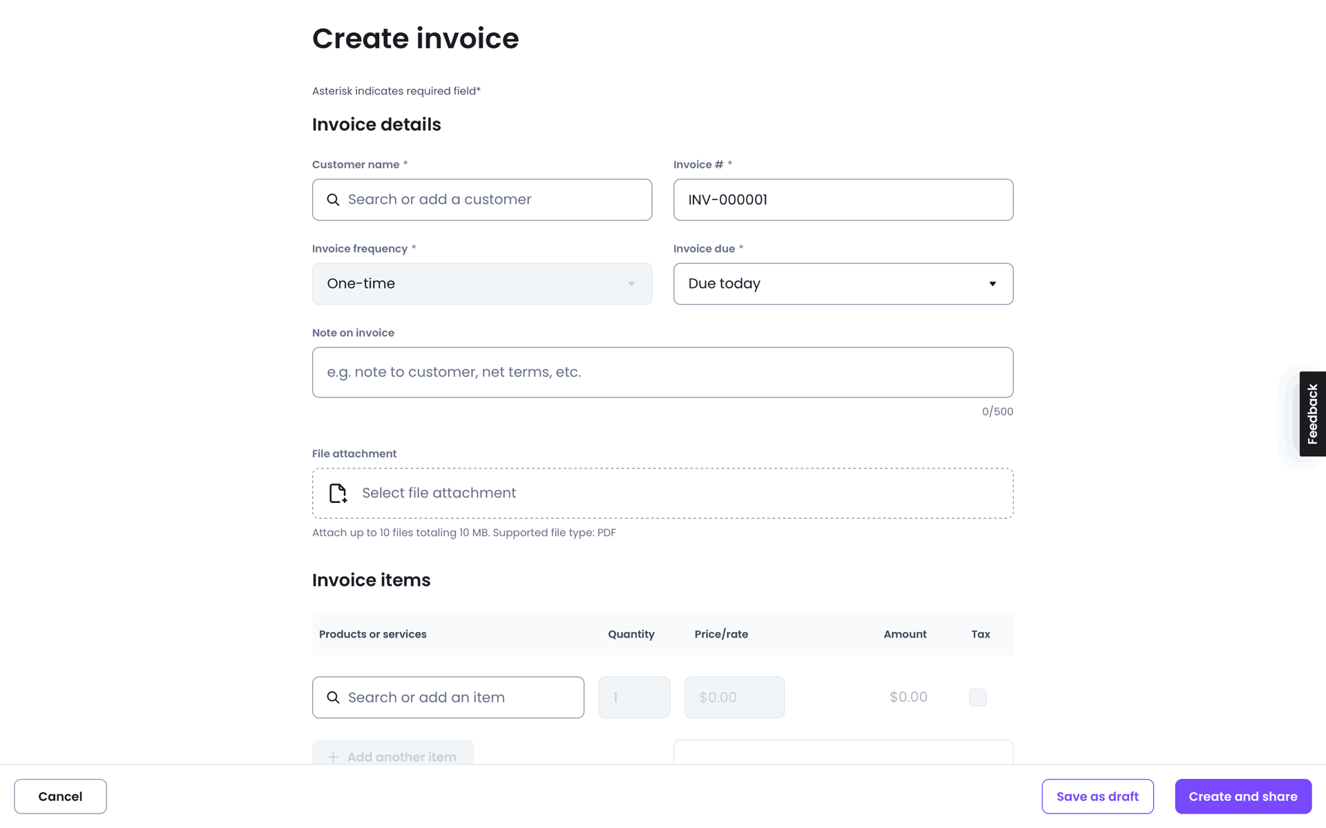 Melio Web Finance interface screenshot 12