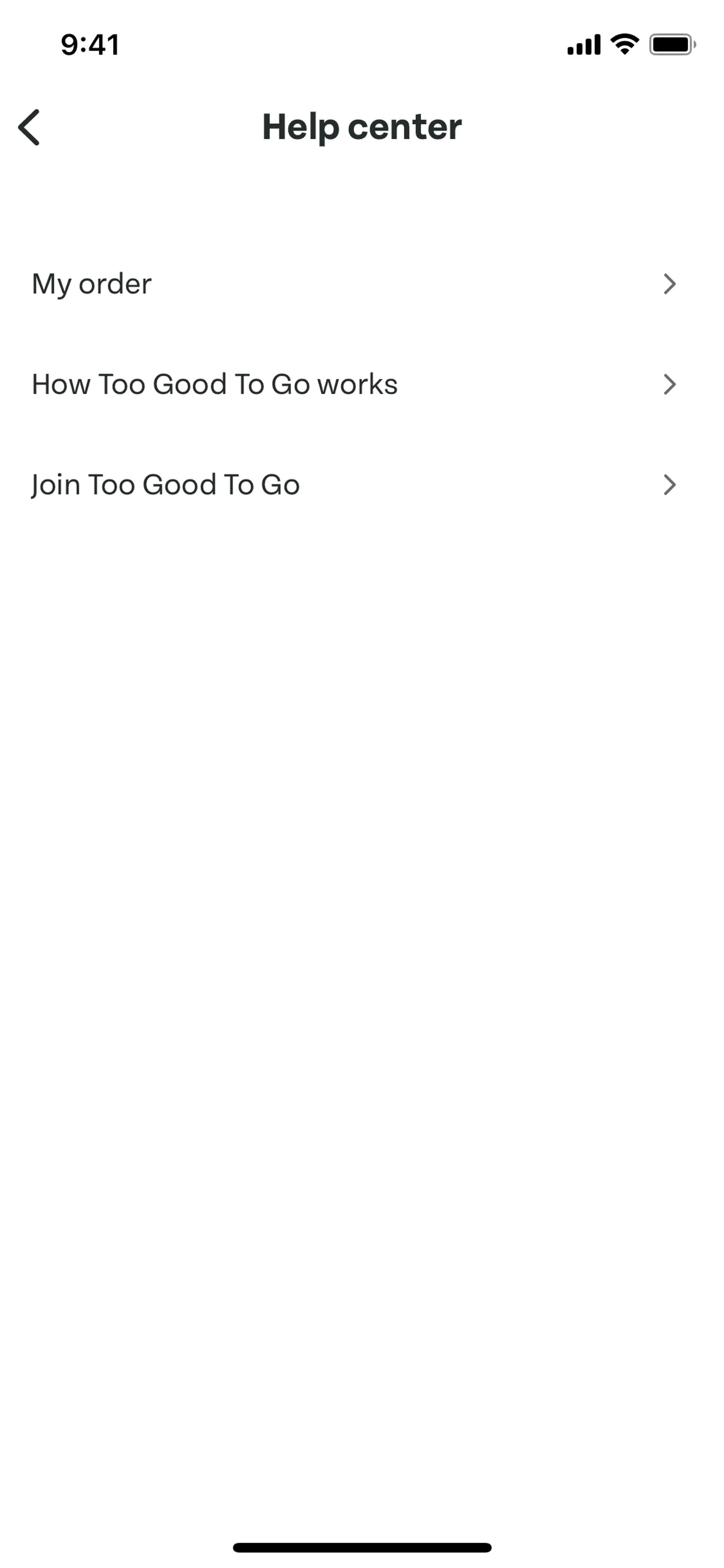 Too Good To Go iOS Food & Drink interface screenshot 22
