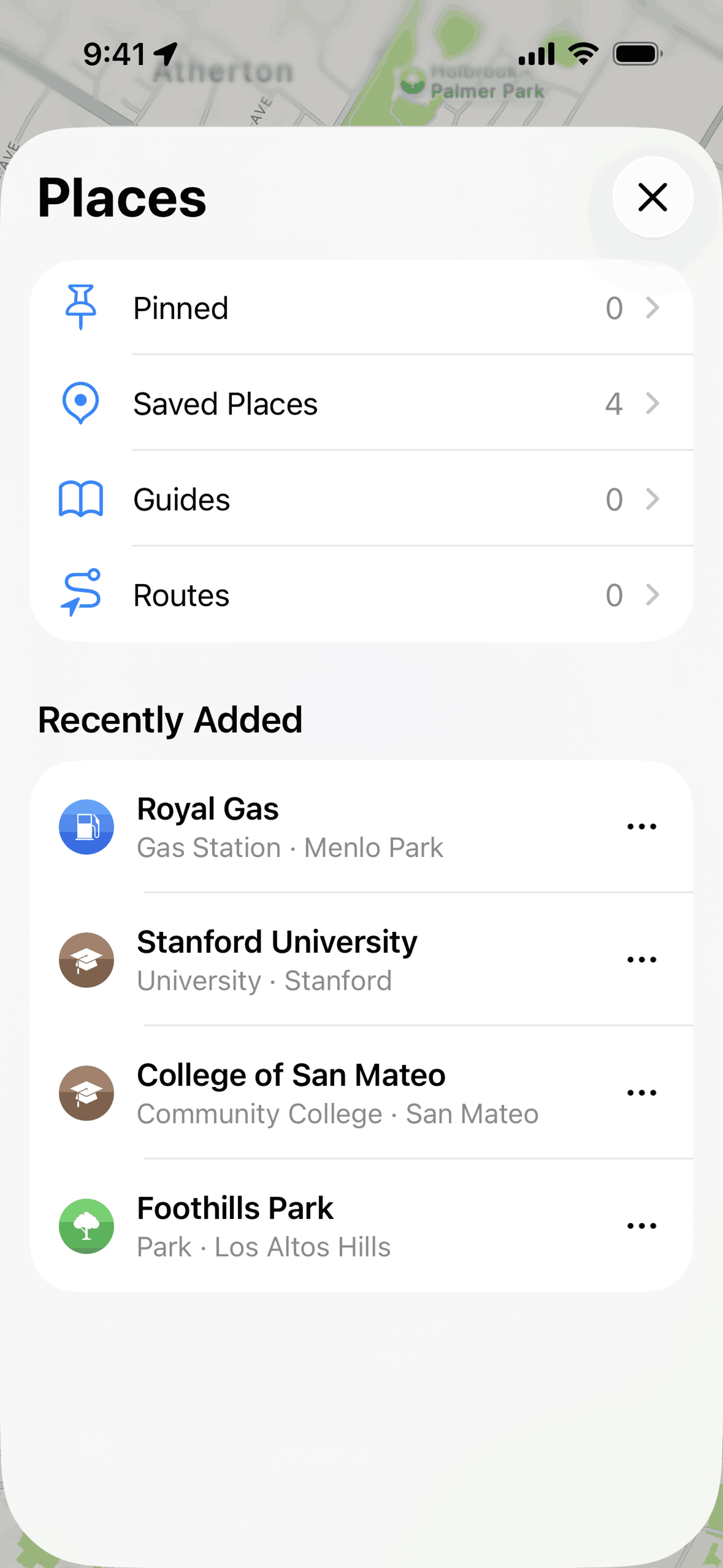 Apple Maps iOS Maps & Navigation interface screenshot 13