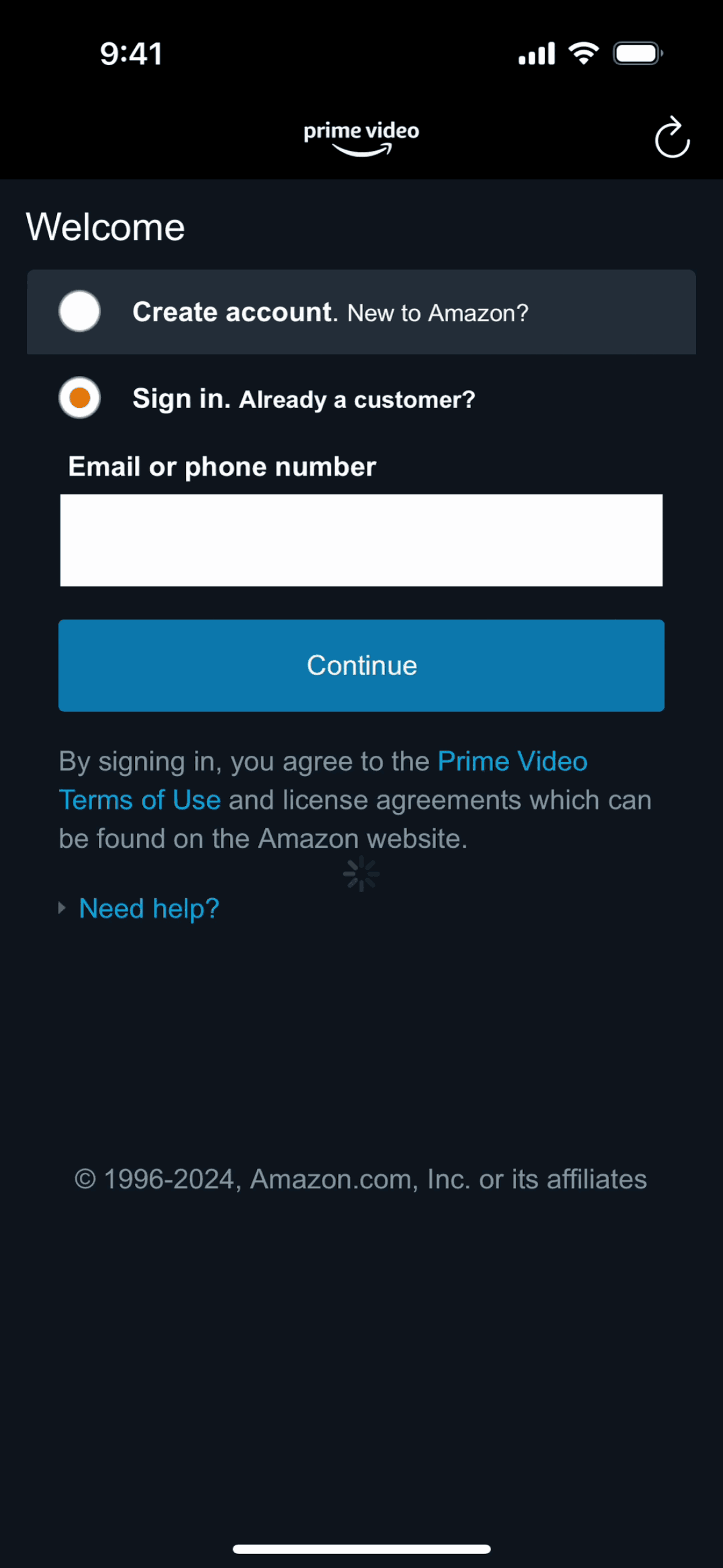 Prime Video iOS Entertainment interface screenshot 5