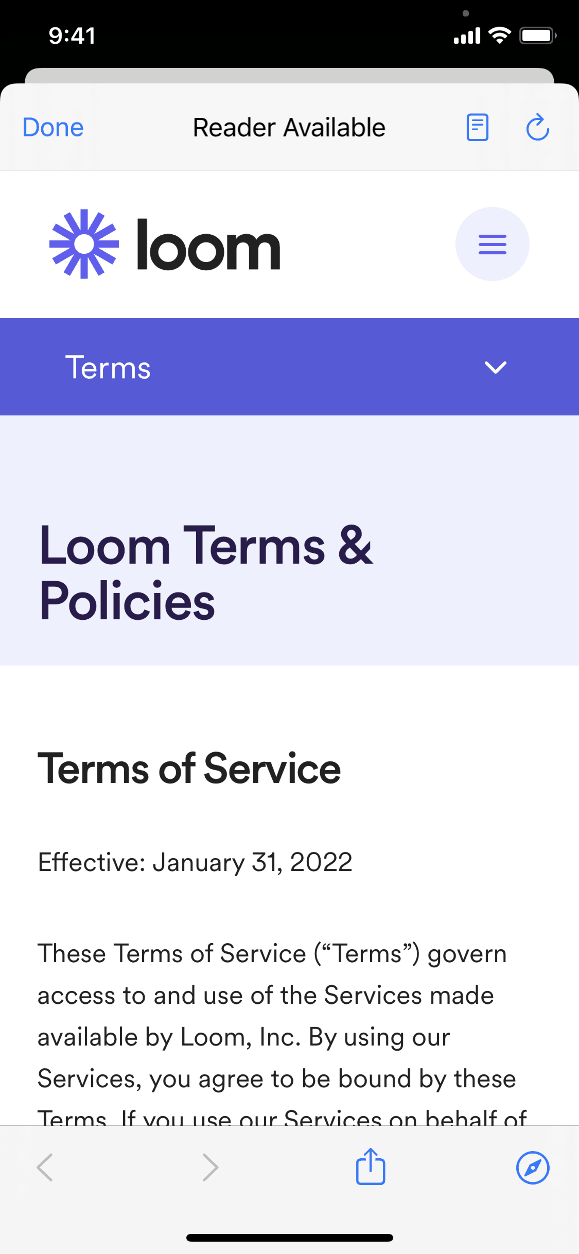 Loom iOS Photo & Video interface screenshot 24
