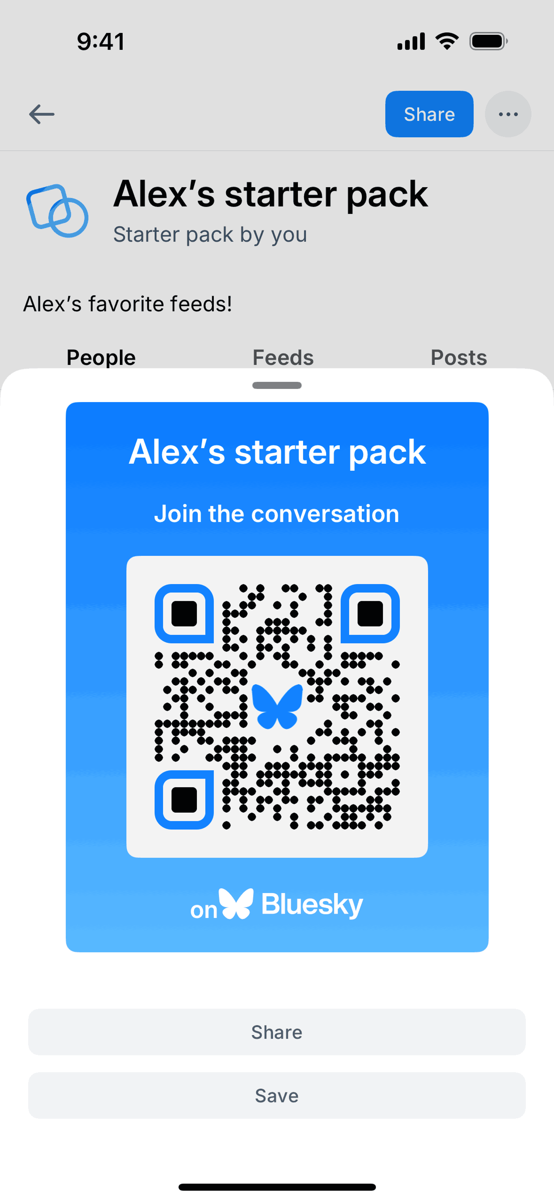 Bluesky Social iOS Social Networking interface screenshot 20