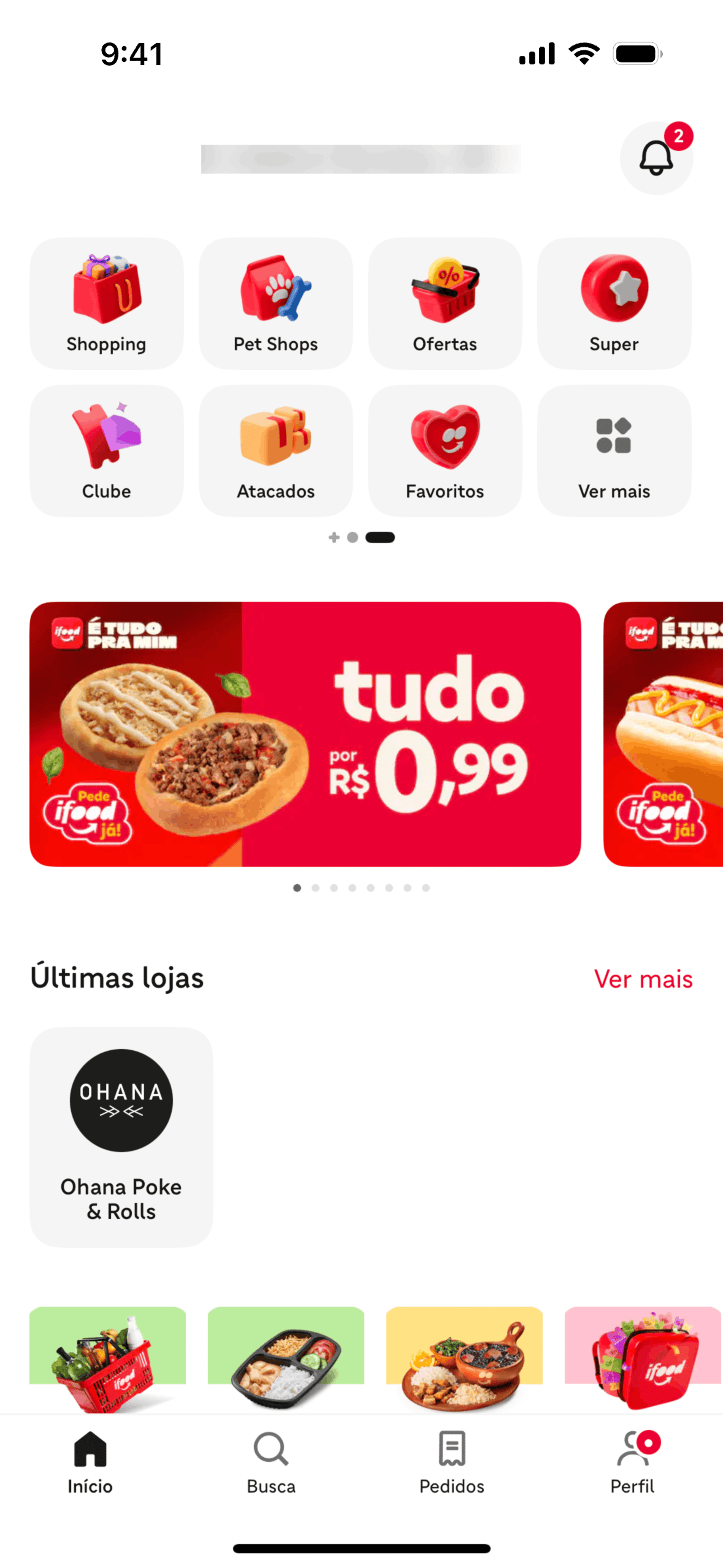 iFood iOS Food & Drink interface screenshot 8