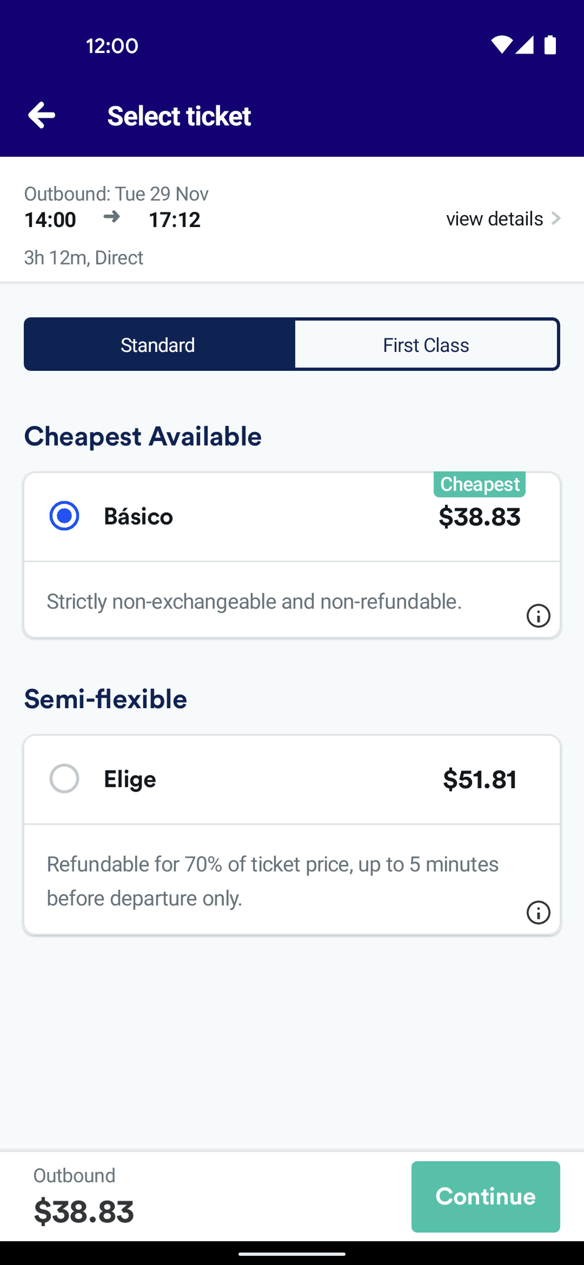 Trainline Android Travel & Transportation interface screenshot 24