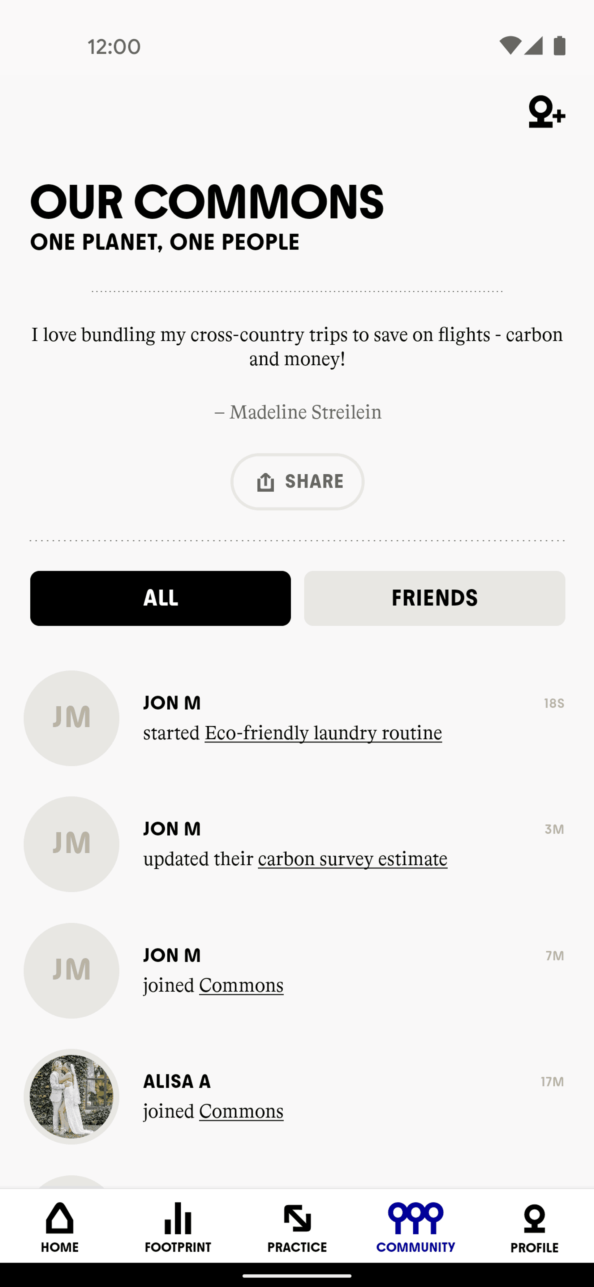 Commons Android Lifestyle interface screenshot 5