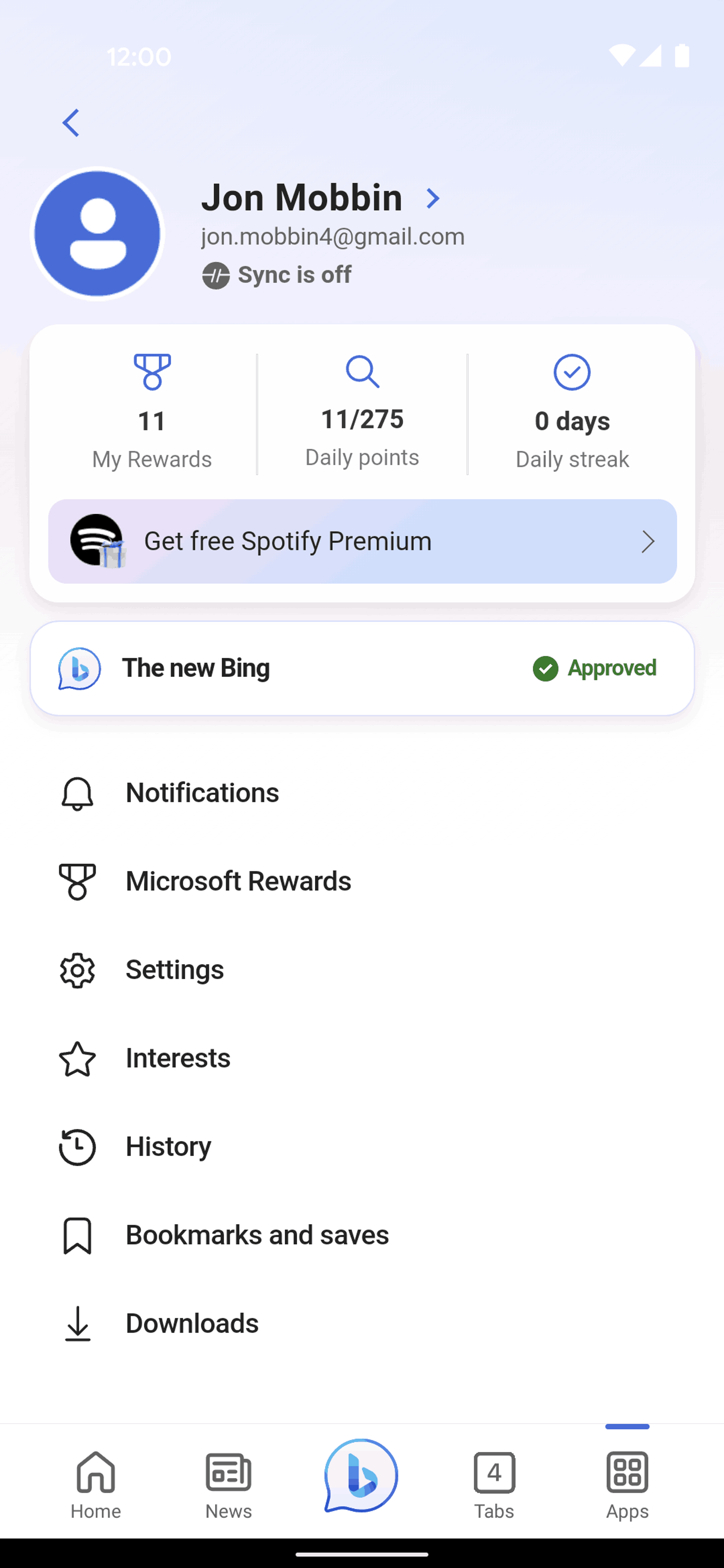 Bing Android AI interface screenshot 20