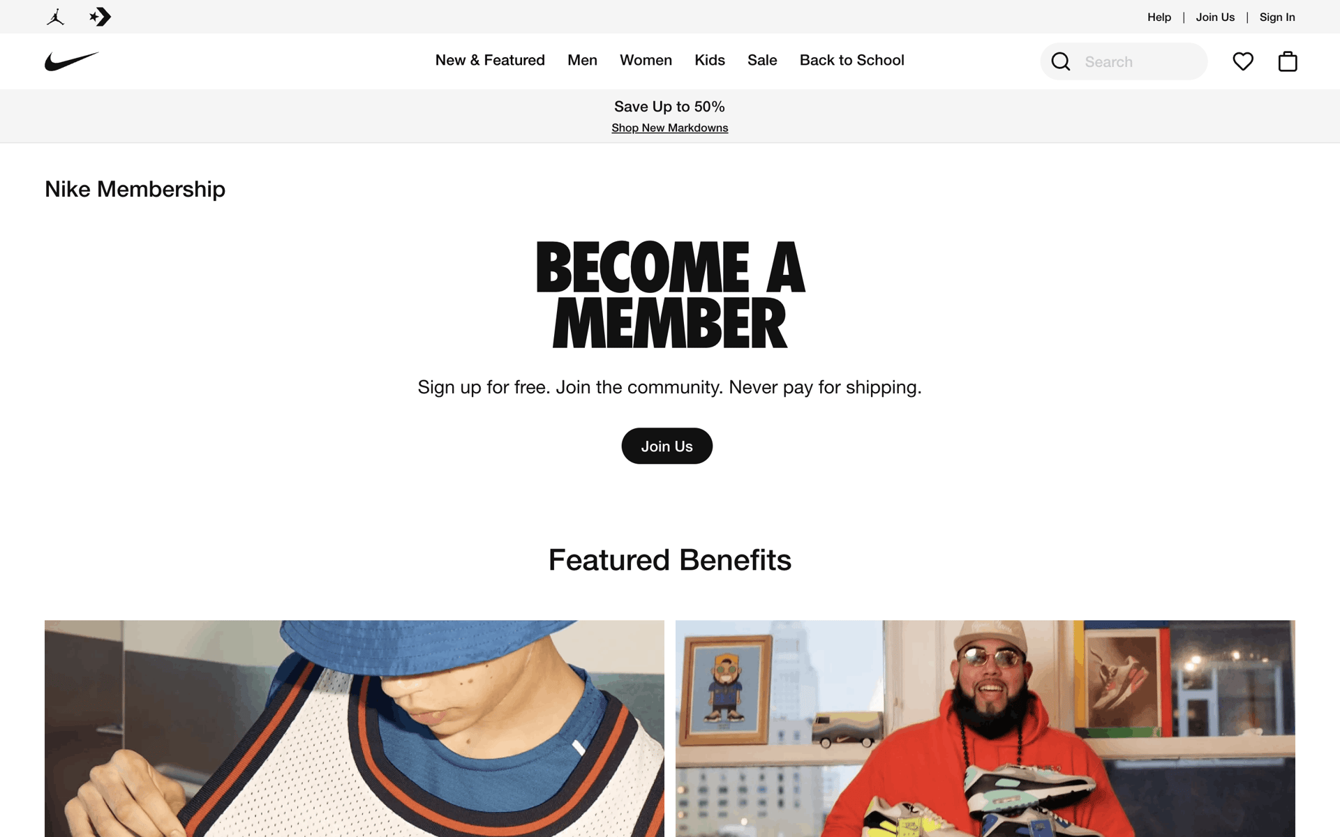 Nike Web Shopping interface screenshot 4