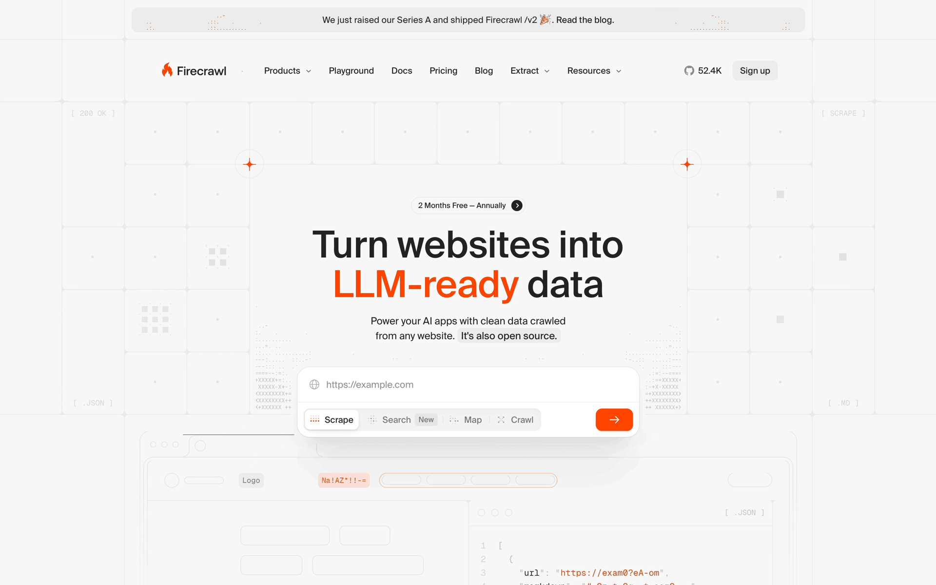 Firecrawl Web Developer Tools interface screenshot 1